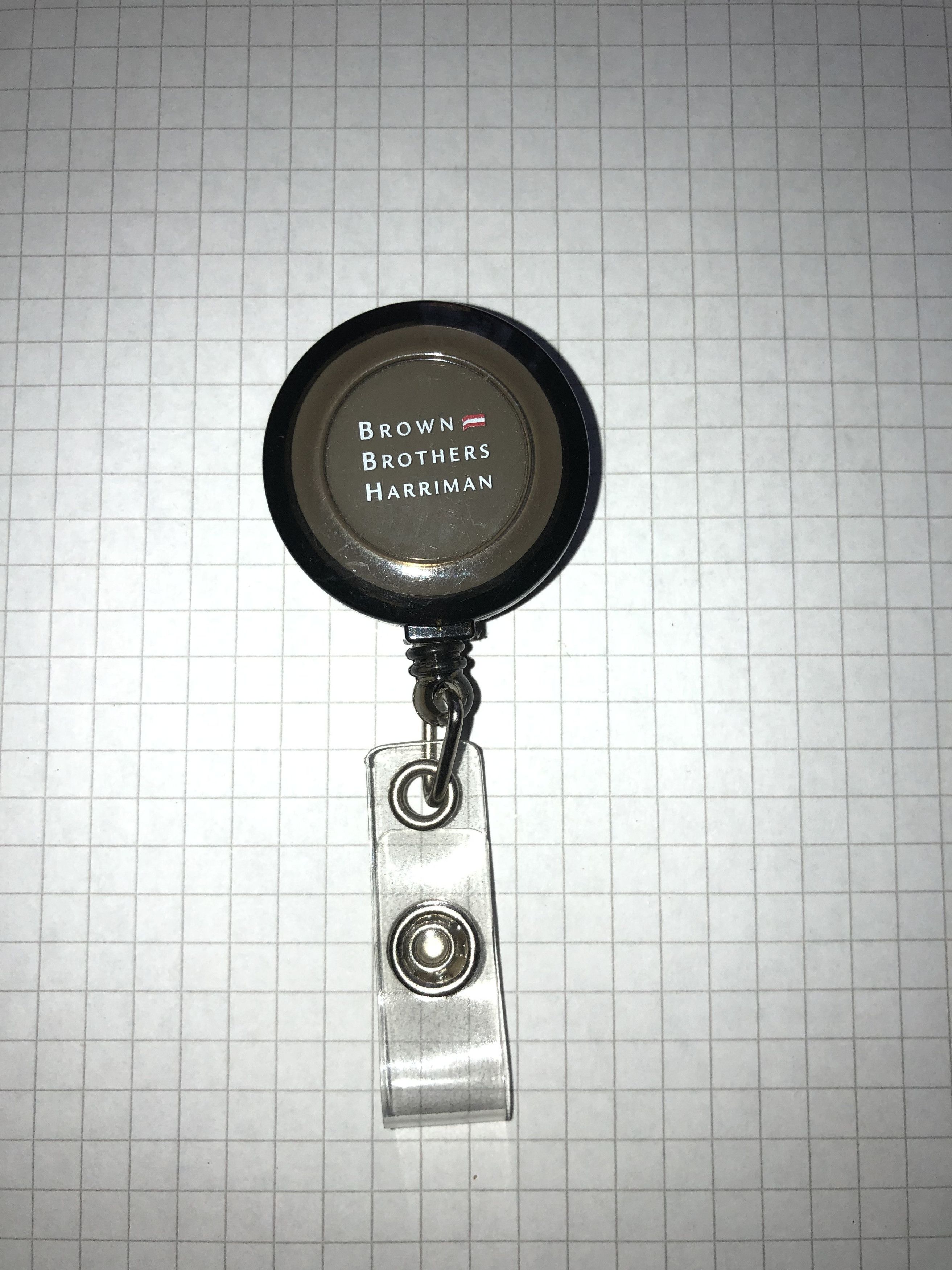 Vintage Retractor key ring Brothers Harriman logo Size ONE SIZE - 1 Thumbnail