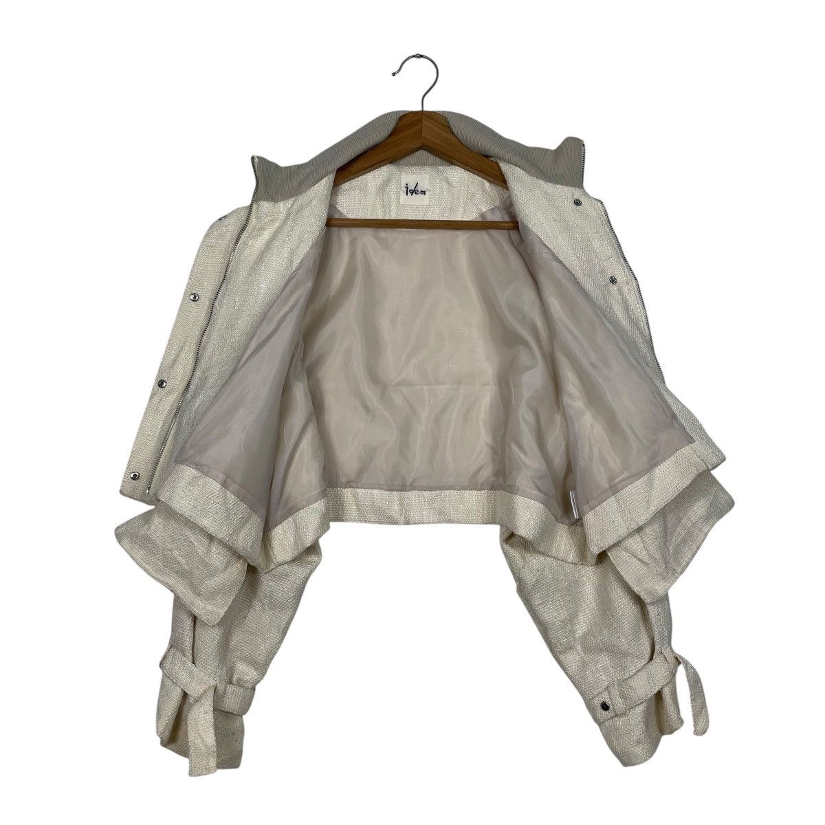 Japanese Brand Idem Inspired By Yohji Yamamoto Crop Jacket Size M / US 6-8 / IT 42-44 - 11 Thumbnail