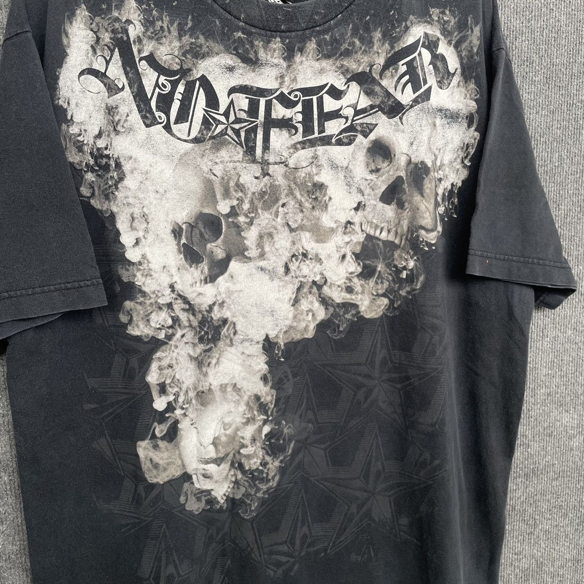 No Fear × Vintage 2000s No Fear Skate Tee Skulls Affliction Design Size US XL / EU 56 / 4 - 2 Thumbnail