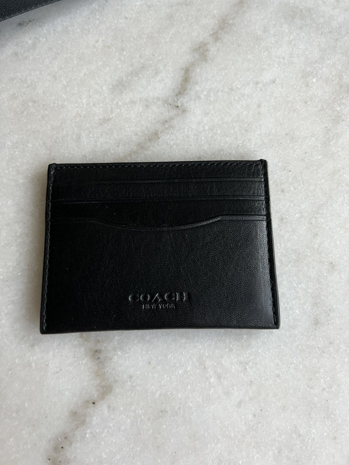 Coach Coach black leather card holder Size ONE SIZE - 1 Thumbnail