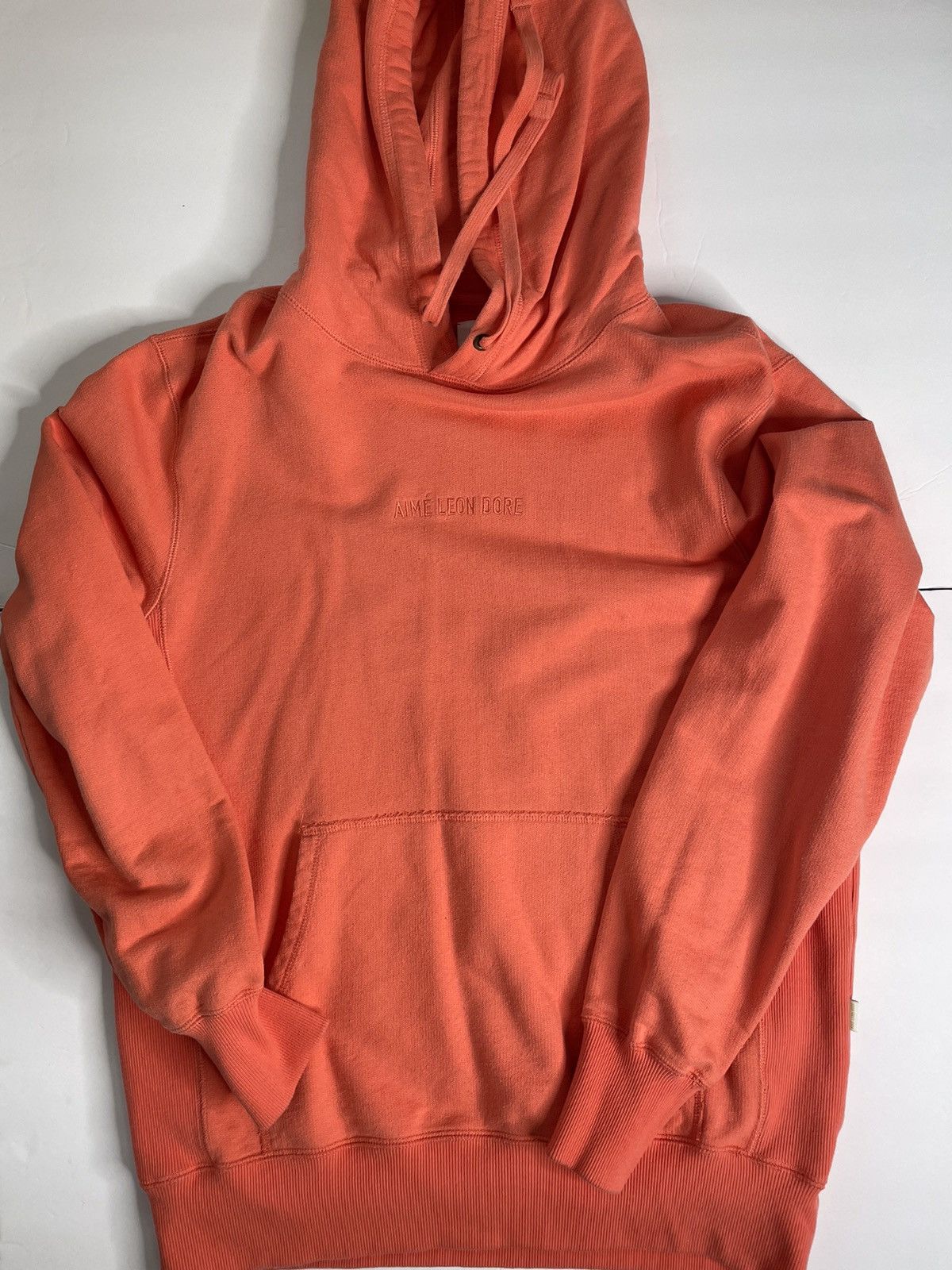 image of Aime Leon Dore Hoodie in Orange, Men's (Size Medium)