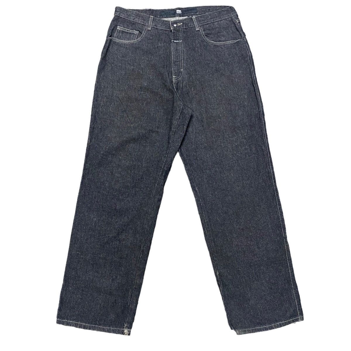 Marithe + Francois Girbaud Vintage Marithe Francois Girbaud Denim Baggy Pants Size US 35 - 2 Thumbnail