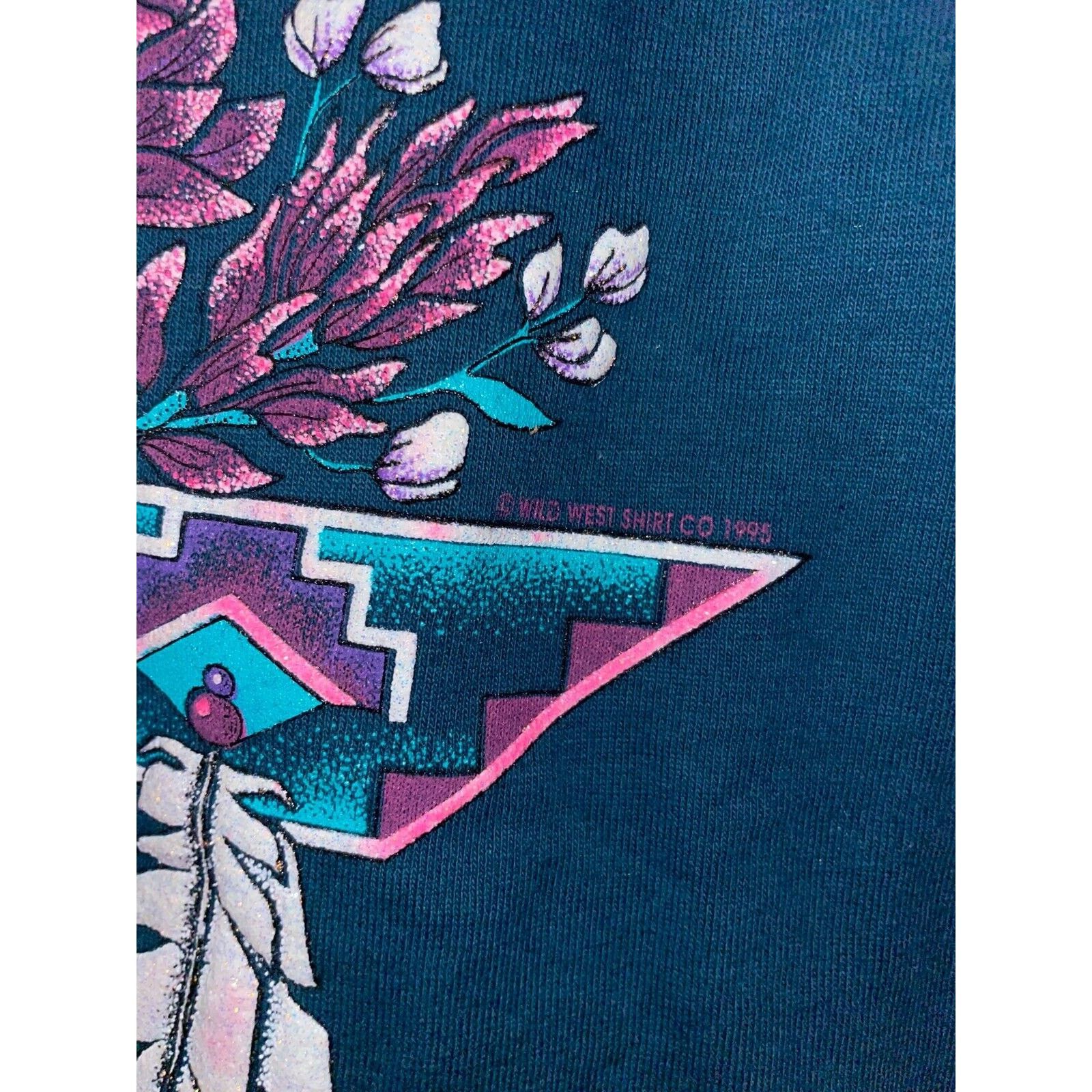 Jerzees Vintage Test Print Shirt Arizona Cactus Wildflower Tee VTG L Size US L / EU 52-54 / 3 - 7 Thumbnail