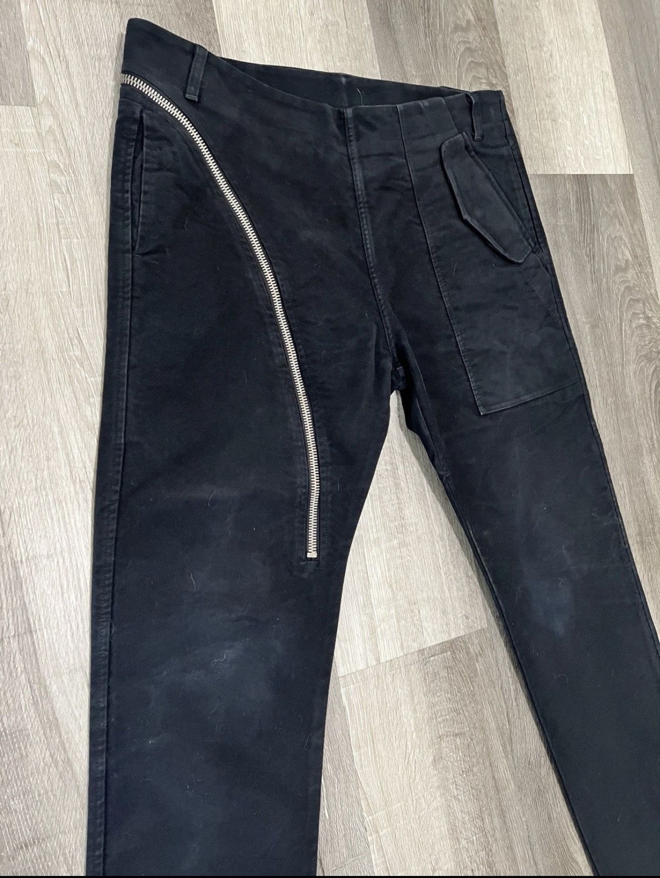 Rick Owens Rick Owens Mainline Moleskin Aircut FW13 Plinth Size US 34 / EU 50 - 3 Thumbnail