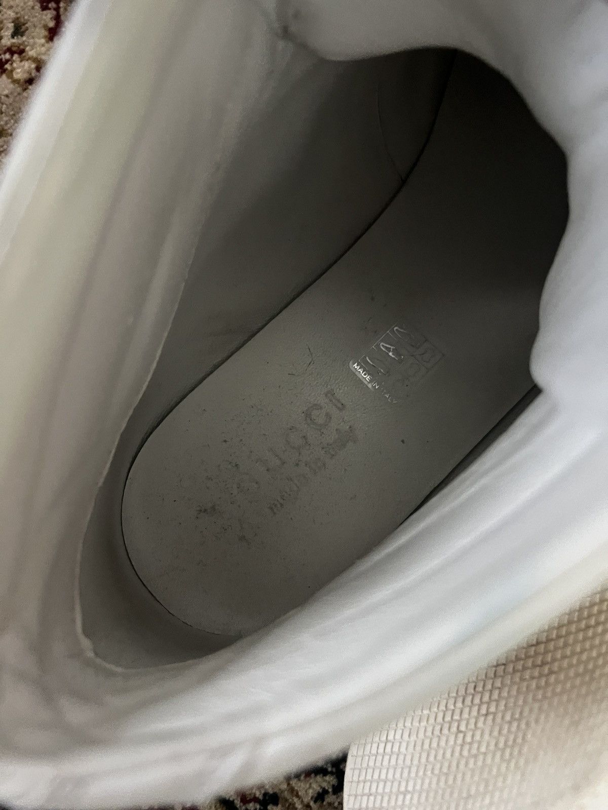 Gucci The Gucci Ace Web High-Top Sneakers Size US 11.5 / EU 44-45 - 7 Thumbnail