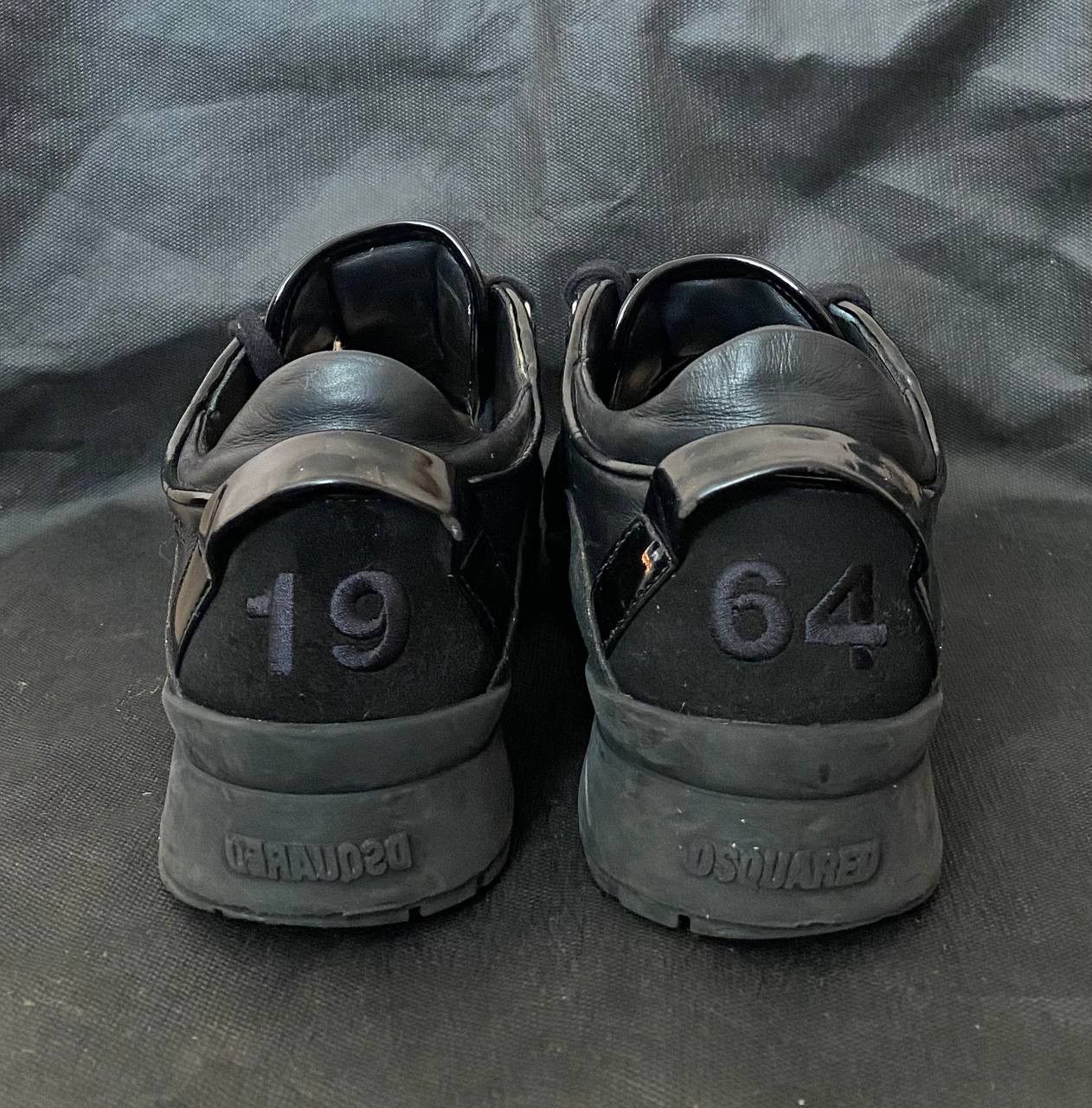 Dsquared2 DSQUARED2 Men's Black Sneakers EU 40 Leather "1964" Size US 7 / EU 40 - 6 Thumbnail