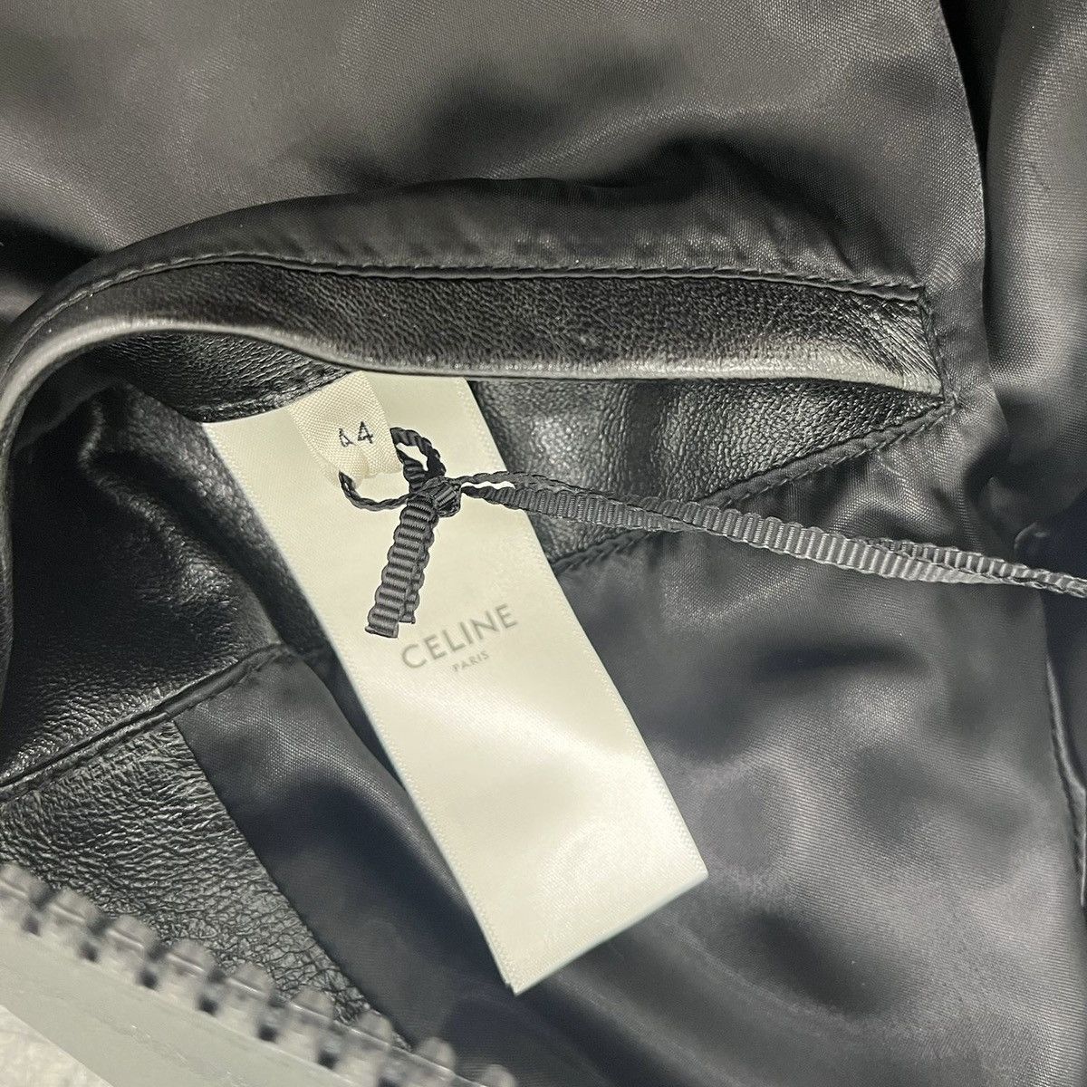 Celine Celine Leather Jacket in Small Size US S / EU 44-46 / 1 - 7 Thumbnail
