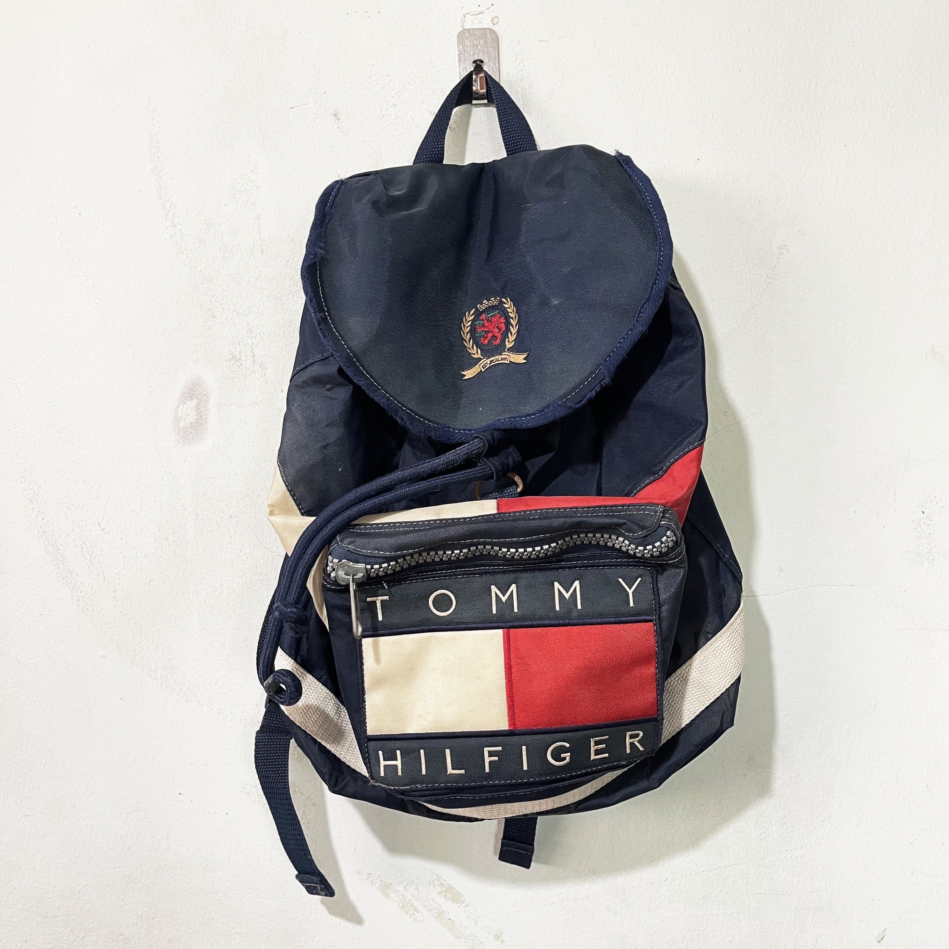 Tommy Hilfiger Vintage 90s Tommy Hilfiger Backpack Size ONE SIZE - 2 Thumbnail