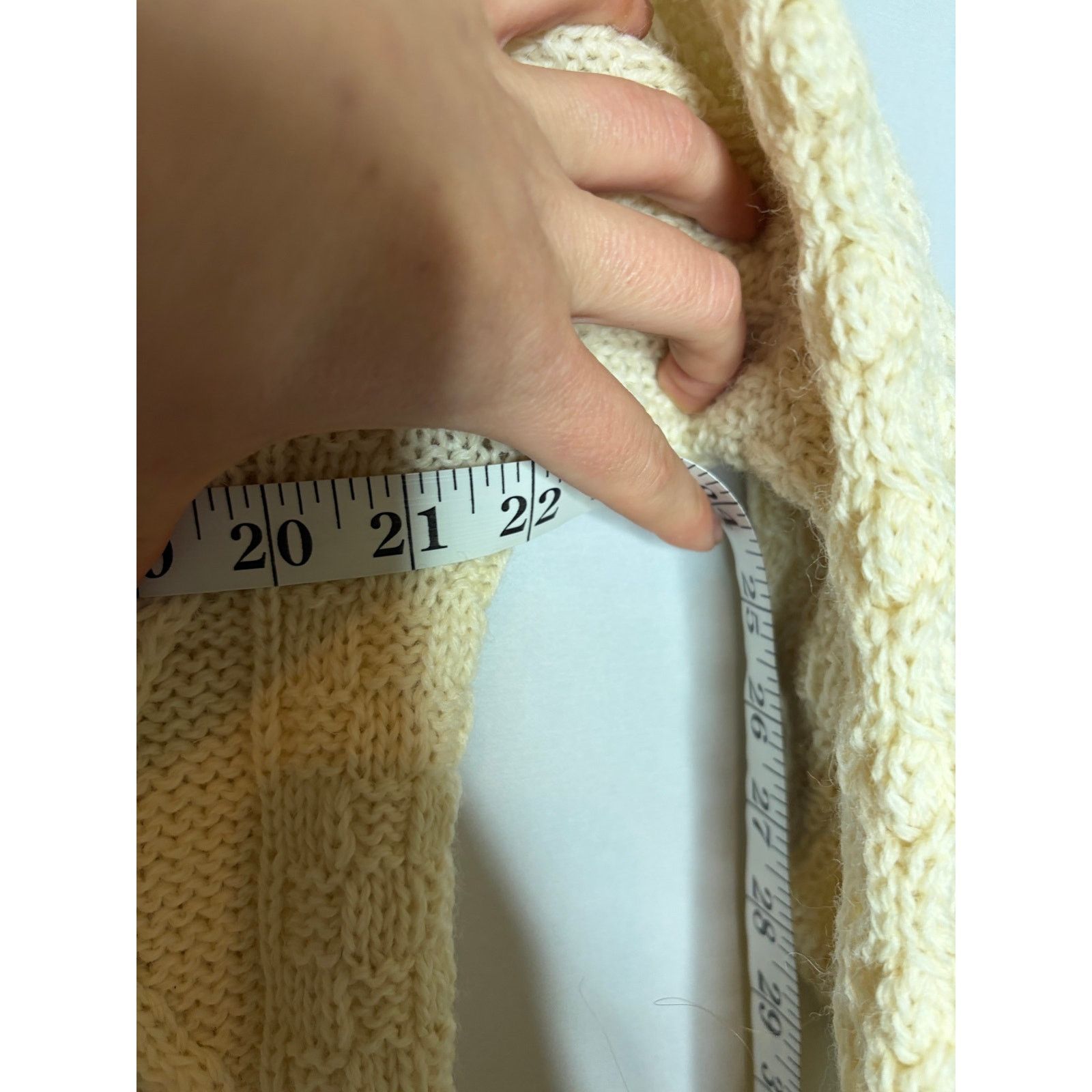 Aran Crafts Vintage Aran cream fisherman crewneck 100% wool sweater sz S Size US S / EU 44-46 / 1 - 5 Thumbnail