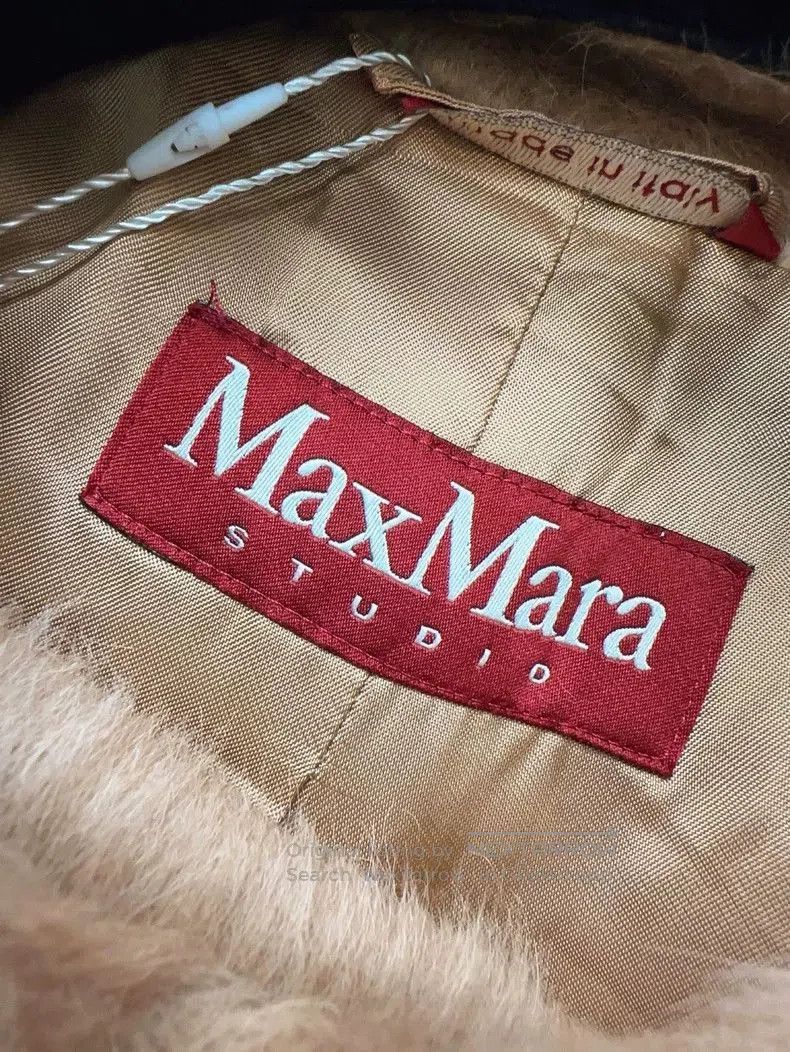 Max Mara MaxMara Studio Alpaca Wool Short Coat. Size M / US 6-8 / IT 42-44 - 6 Thumbnail