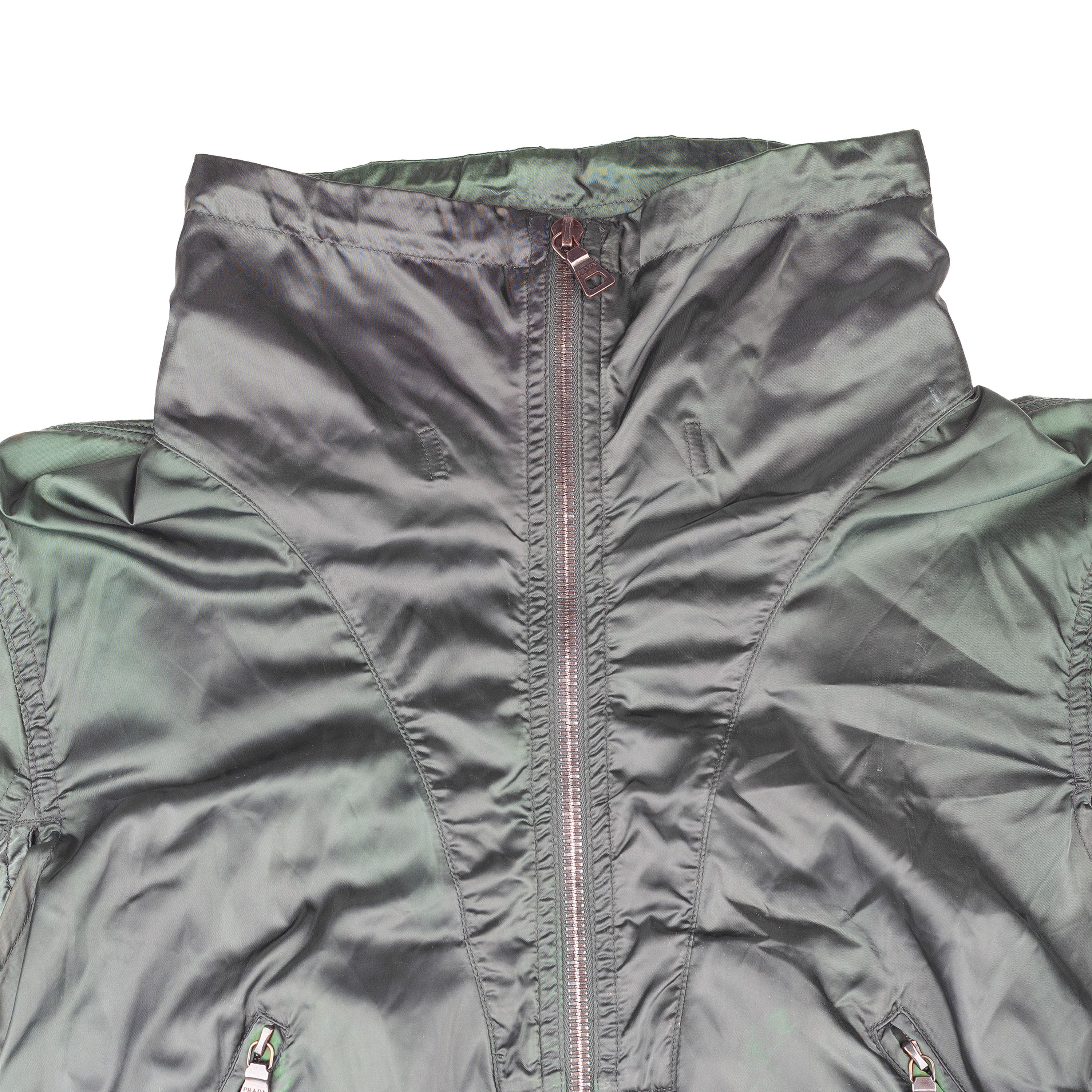 Prada Prada Sport Vintage Windbreaker Jacket with Lace-Up Sleeves Size M / US 6-8 / IT 42-44 - 8 Thumbnail