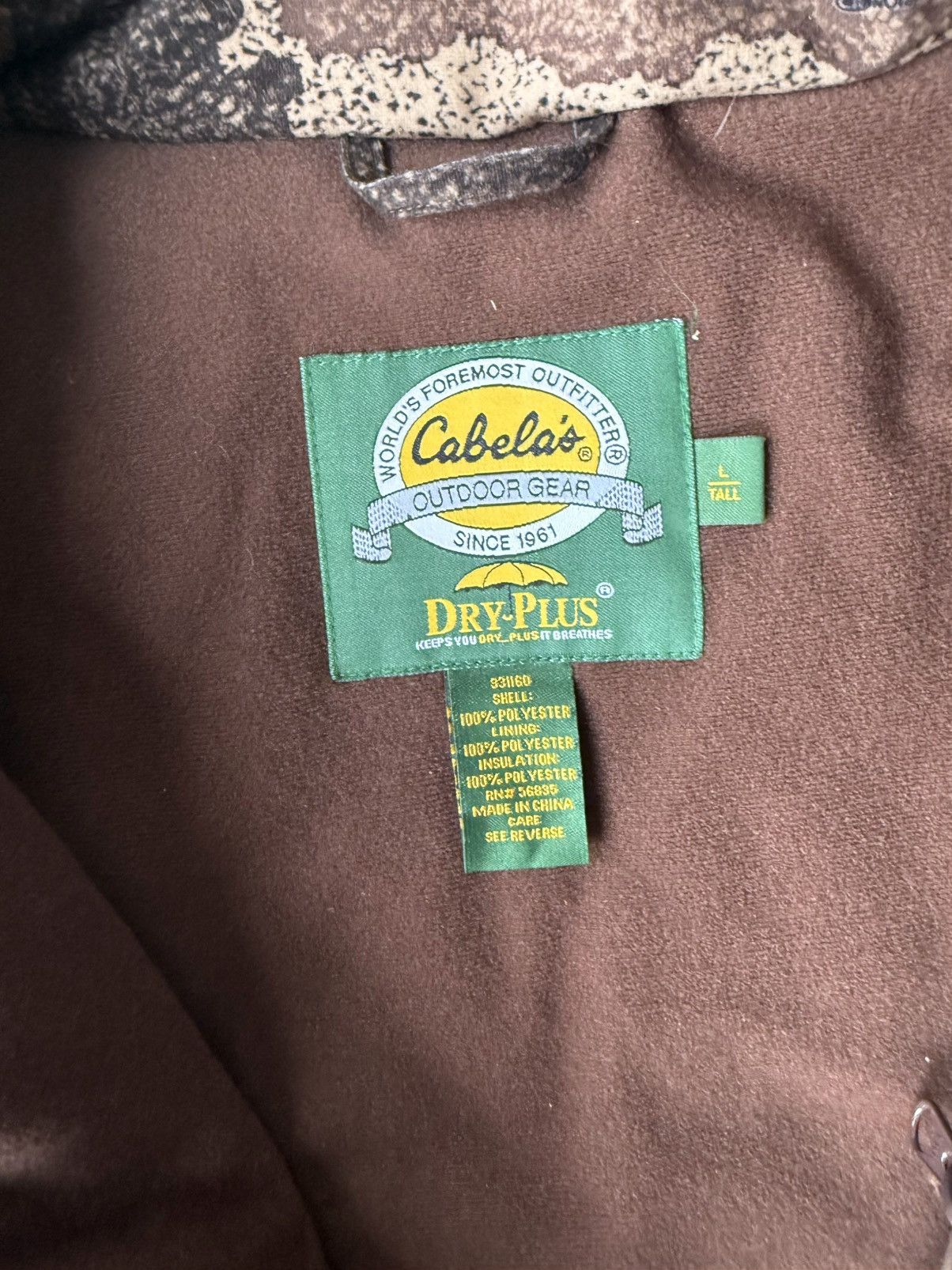 Cabelas Vintage Cabela’s camo hunting jacket Size US L / EU 52-54 / 3 - 9 Thumbnail