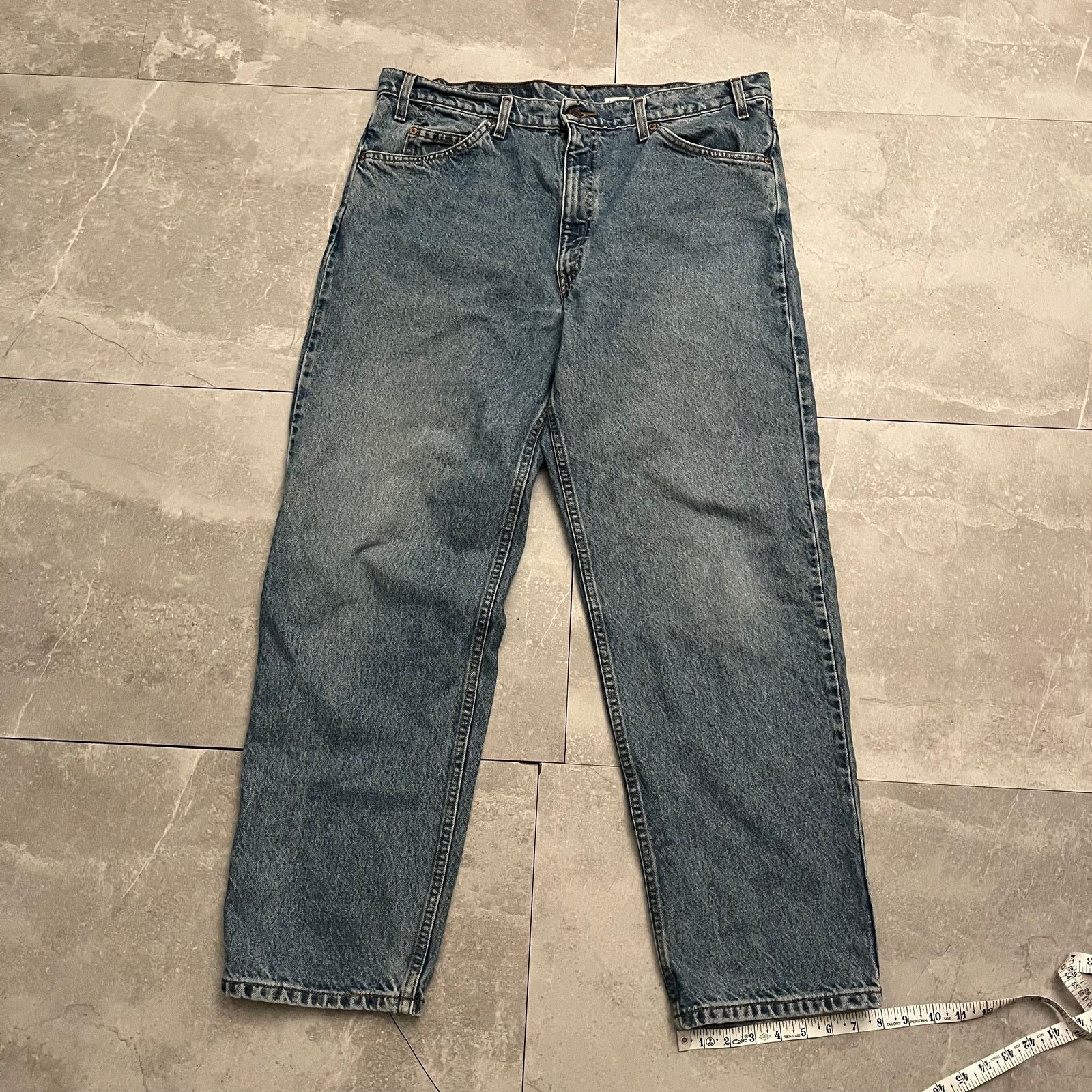 Levi's Vintage Levi's 550 Orange Tab Jeans – W38 L30 Relaxed Fit Size US 38 / EU 54 - 2 Thumbnail