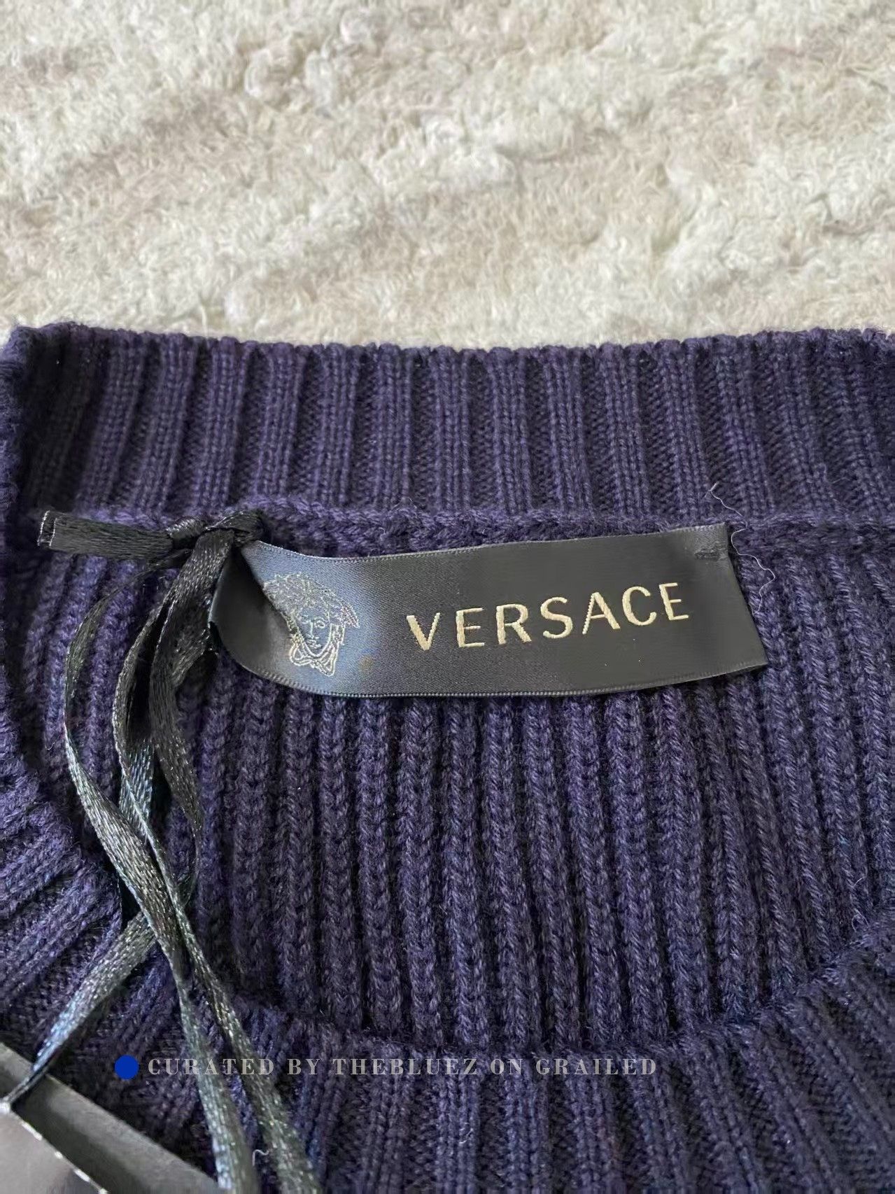 Versace Versace Medusa Knit Sweater Size US XL / EU 56 / 4 - 3 Thumbnail