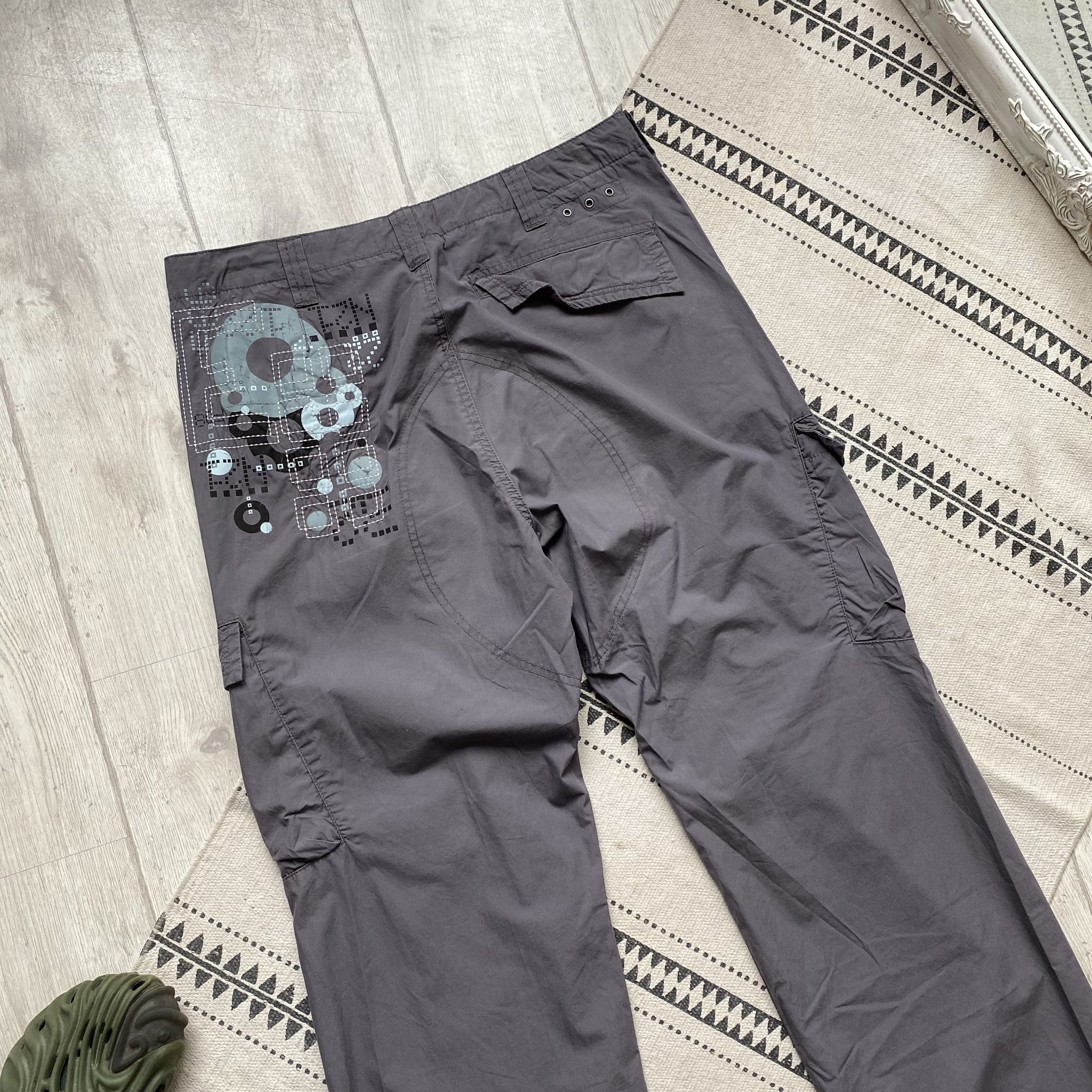 Japanese Brand Vintage Skater Cargo baggy pants Multipicket Topman Size US 34 / EU 50 - 6 Thumbnail
