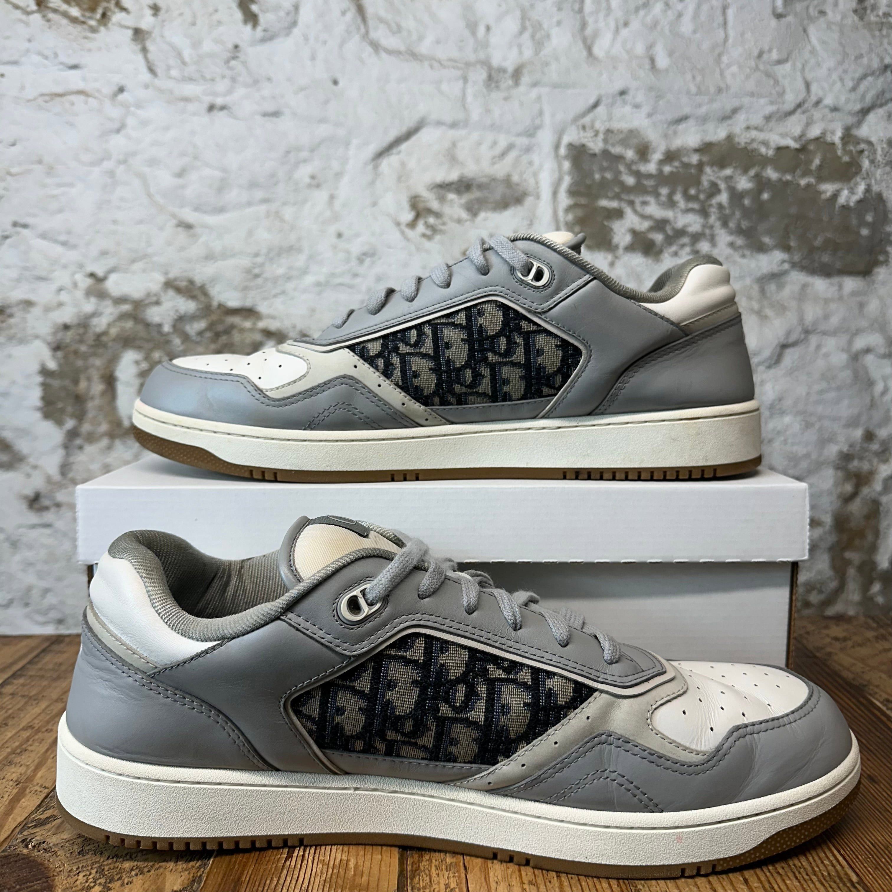 Dior Dior B27 Oblique Grey White Sneaker Sz 16 (49) Size US 15 / EU 48 - 2 Thumbnail