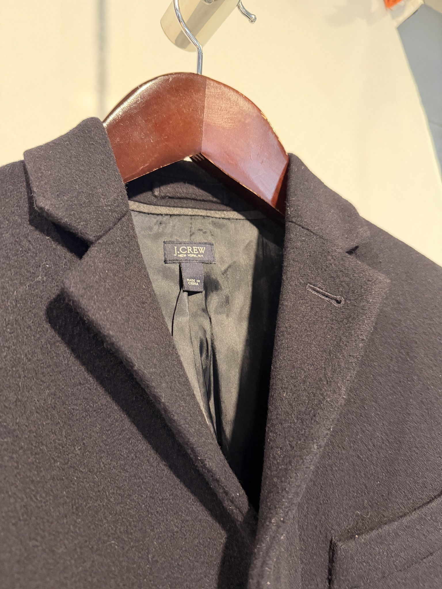 J.Crew J. Crew Navy Mayfair Topcoat Size US XS / EU 42 / 0 - 2 Thumbnail