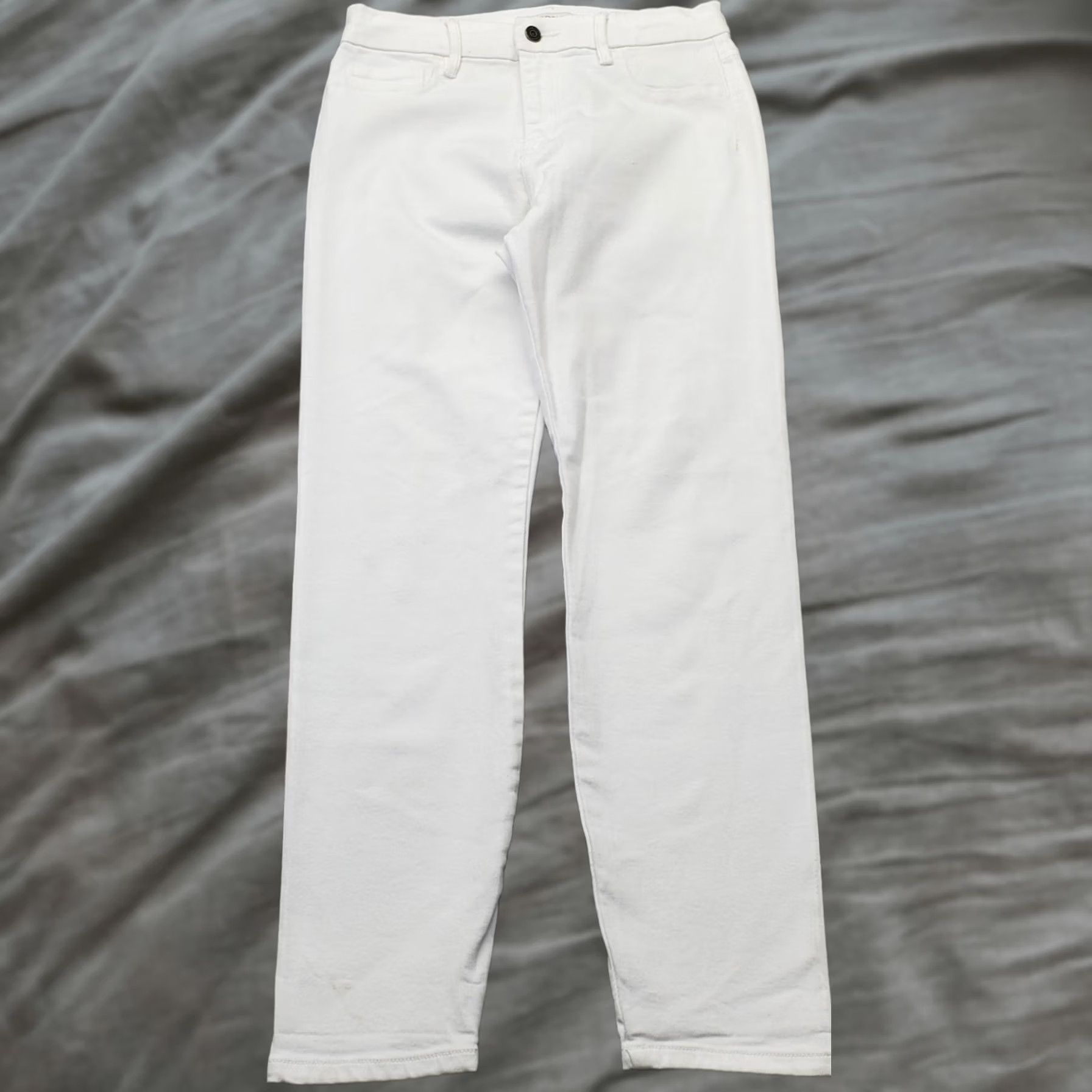 Vintage Hidden Jeans Womens Size 28 White Denim 5 Pocket Dress/Streetwear Grunge Stretch Size 28" / US 6 / IT 42 - 1 Thumbnail