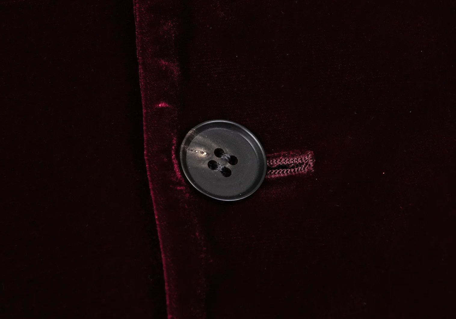 Jean Paul Gaultier Velvet Shawl Collar Jacket in Burdy Size 48 Size US M / EU 48-50 / 2 - 5 Thumbnail