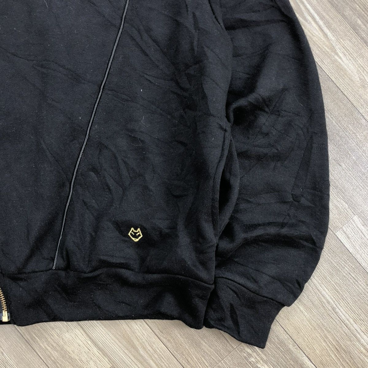 If Six Was Nine × Japanese Brand × Le Grande Bleu (L.G.B.) 2000s Autumn x Earth Asymmetrical Goa Lgb Style Zip Hoodie Size US M / EU 48-50 / 2 - 7 Thumbnail