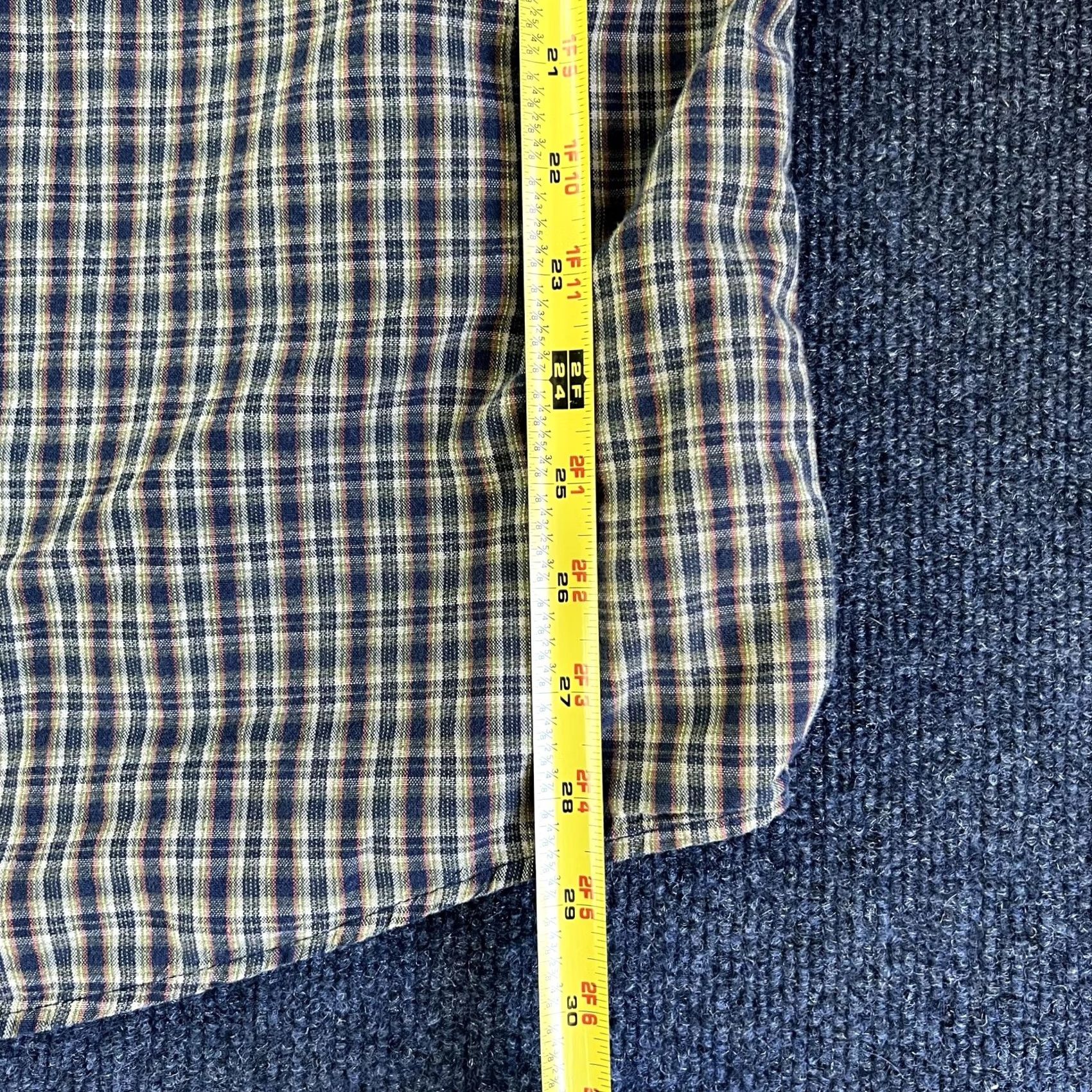 Aeropostale VINTAGE Aeropostale Shirt Mens L Blue Plaid Button Front Long Sleeve Cotton Size US L / EU 52-54 / 3 - 6 Thumbnail
