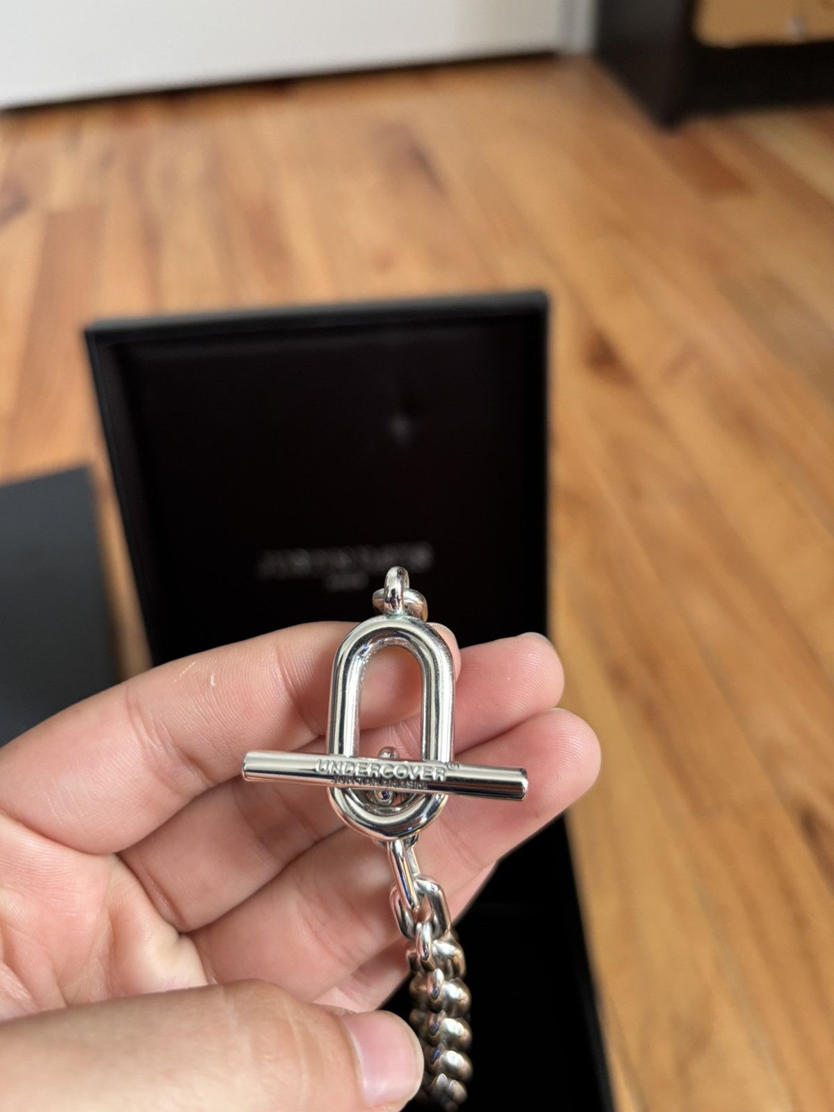 Undercover Undercover X Justin Davis Edition Silver Chain Necklace Size ONE SIZE - 9 Thumbnail