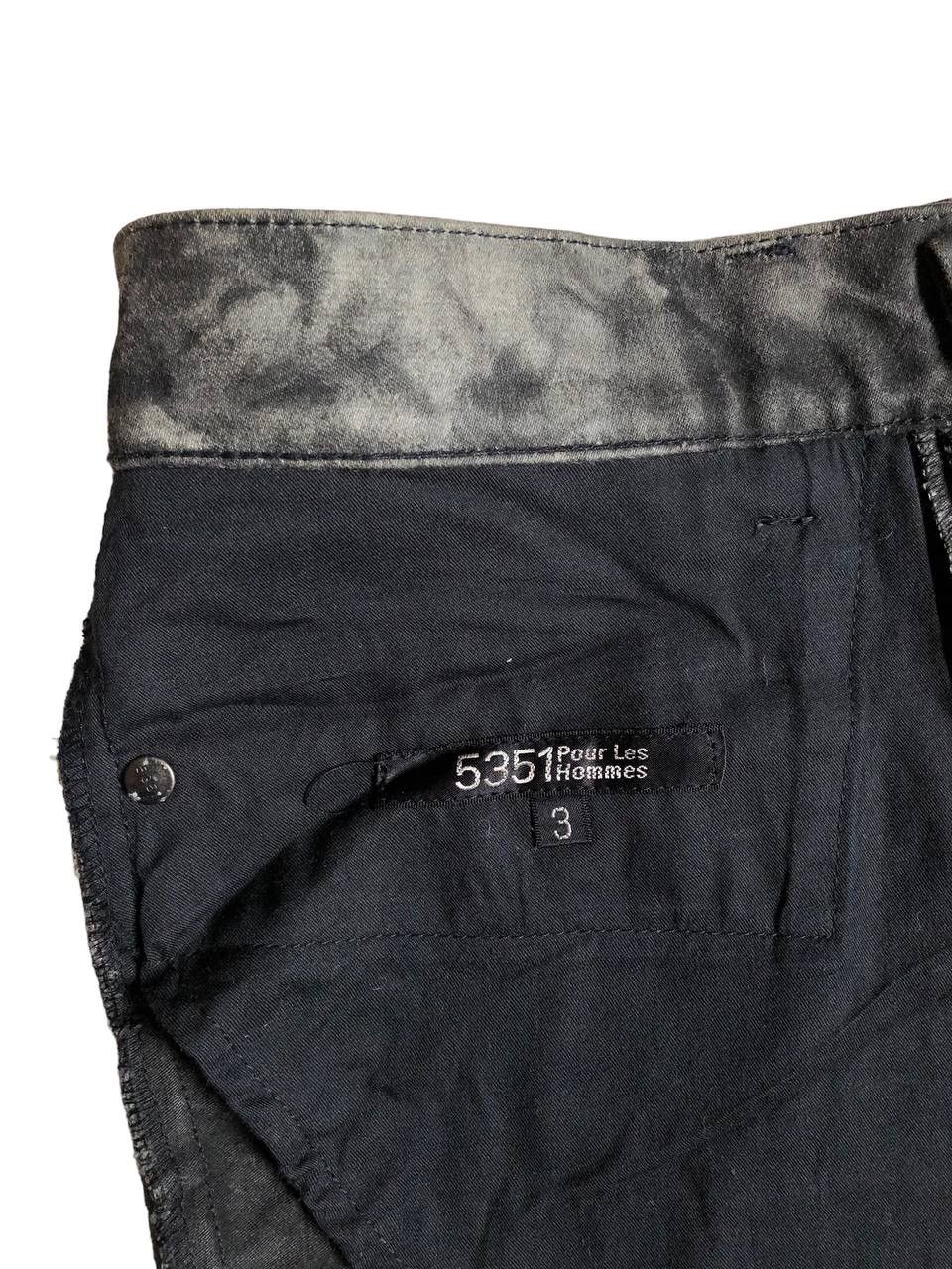 5351 POUR LES HOMMES × If Six Was Nine × Le Grande Bleu (L.G.B.) 5351 Pour Les Hommes Acid Wash Flare Pants Size US 32 / EU 48 - 16 Thumbnail