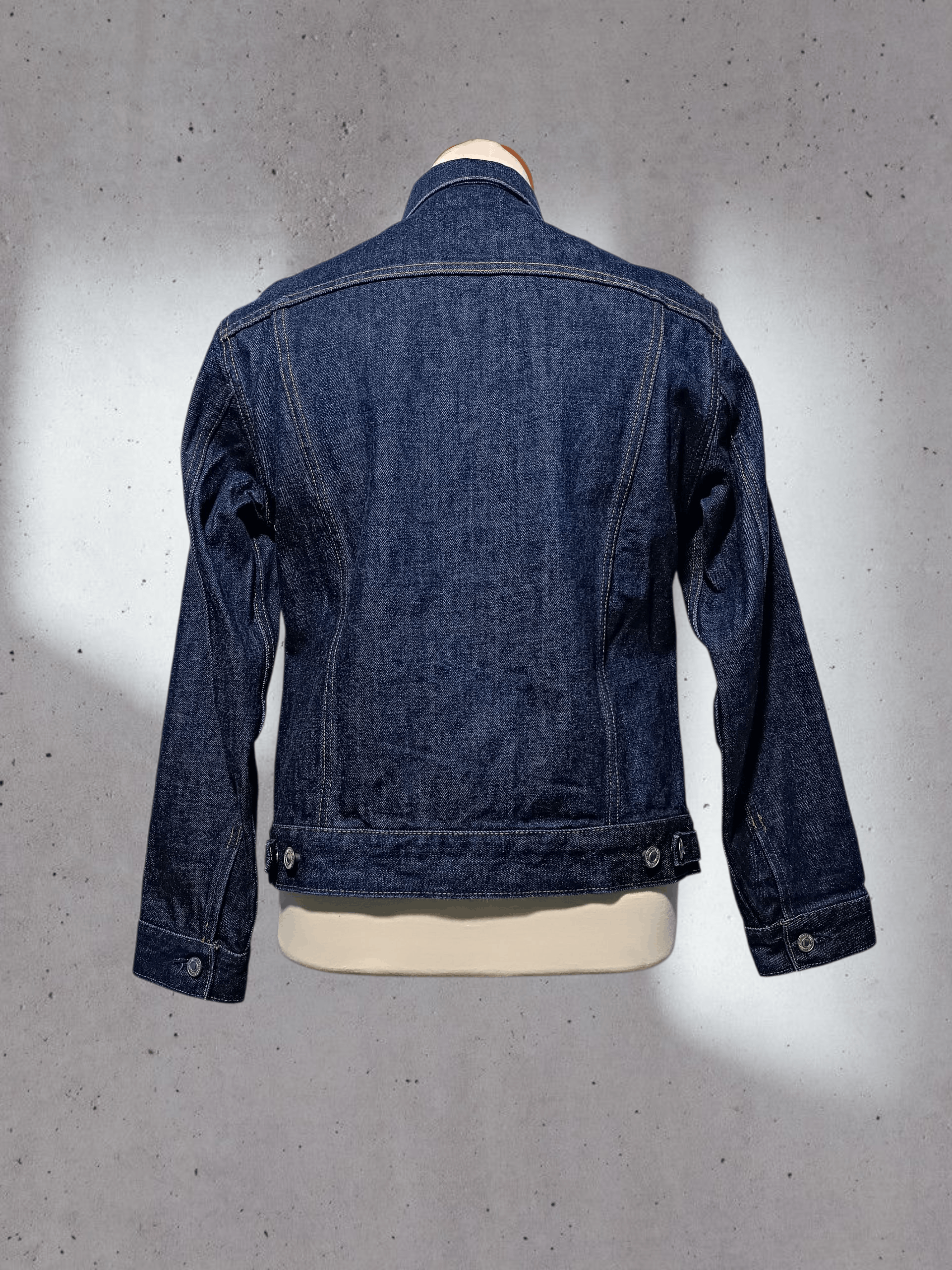 Japanese Brand Beauty and Youth Selvedge Raw Denim Indigo Trucker Jacket Size US M / EU 48-50 / 2 - 5 Thumbnail