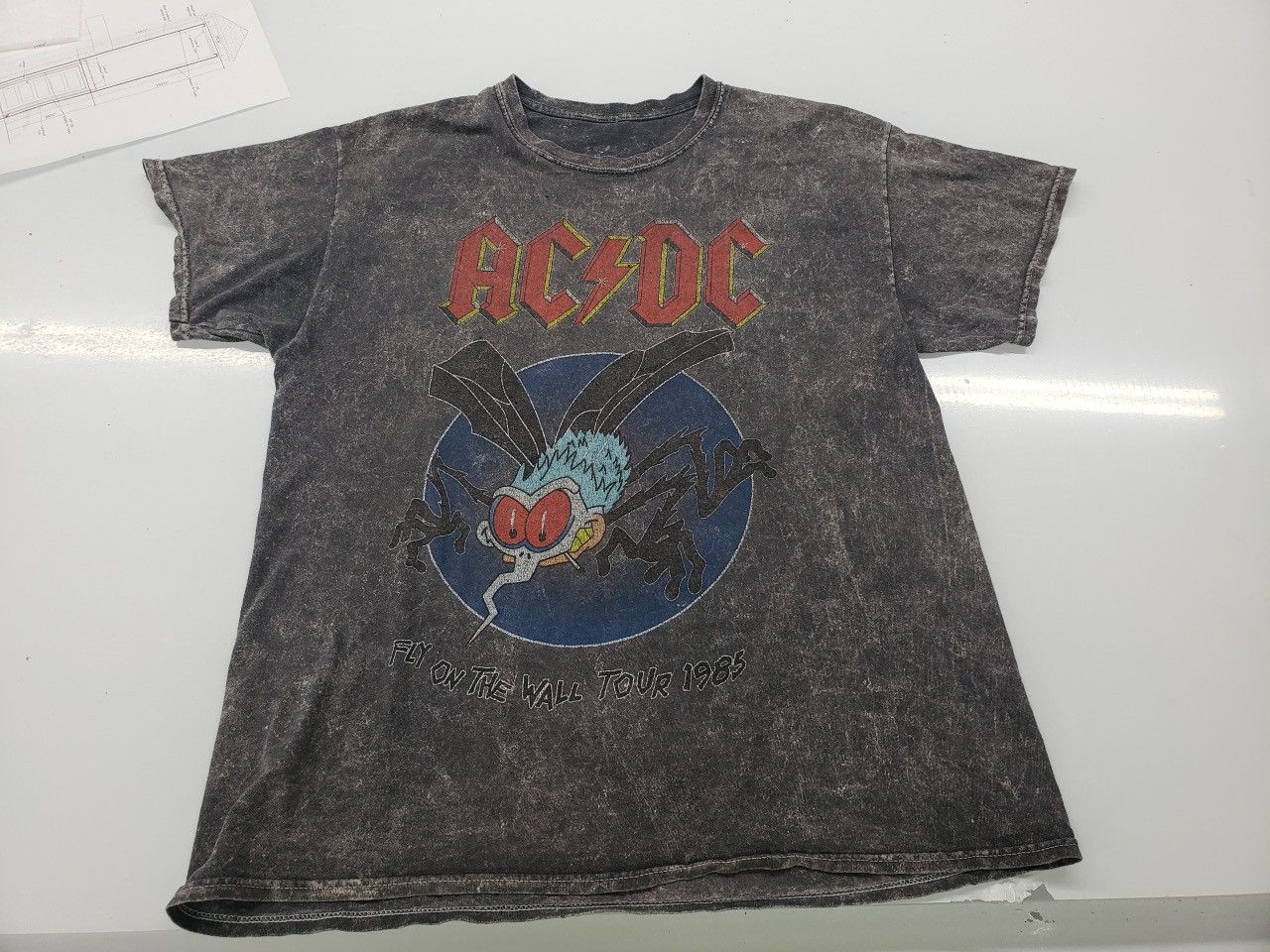 AC/DC AC/DC 1985 Med Vintage “Fly on the Wall” Concert T-Shirt Size US M / EU 48-50 / 2 - 1 Thumbnail