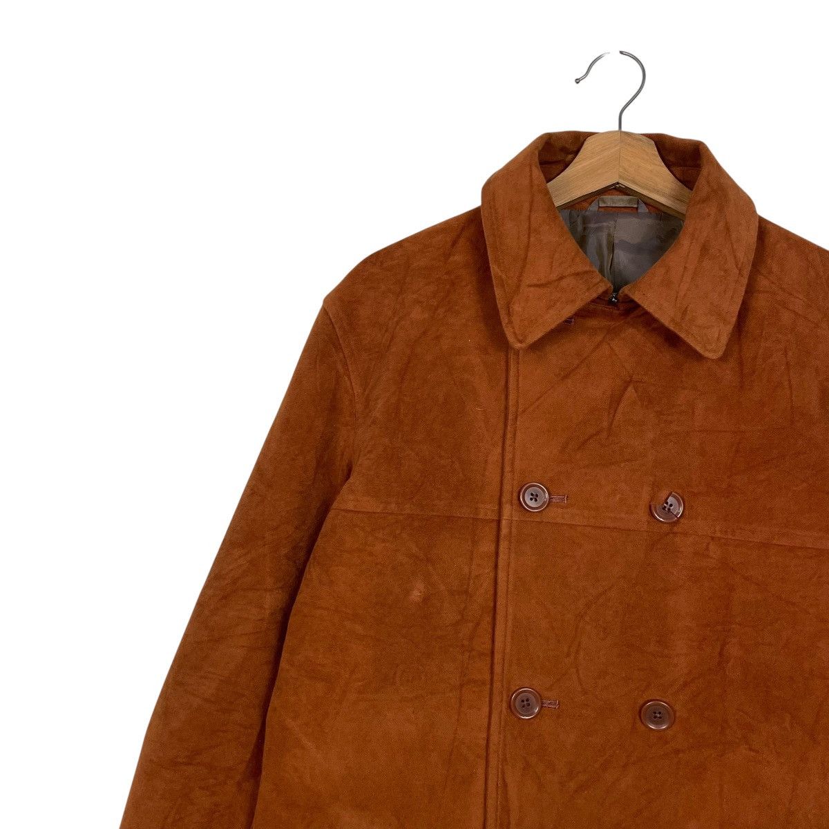 Romeo Gigli Gigli Brown Double Breasted Jacket Size US M / EU 48-50 / 2 - 6 Thumbnail