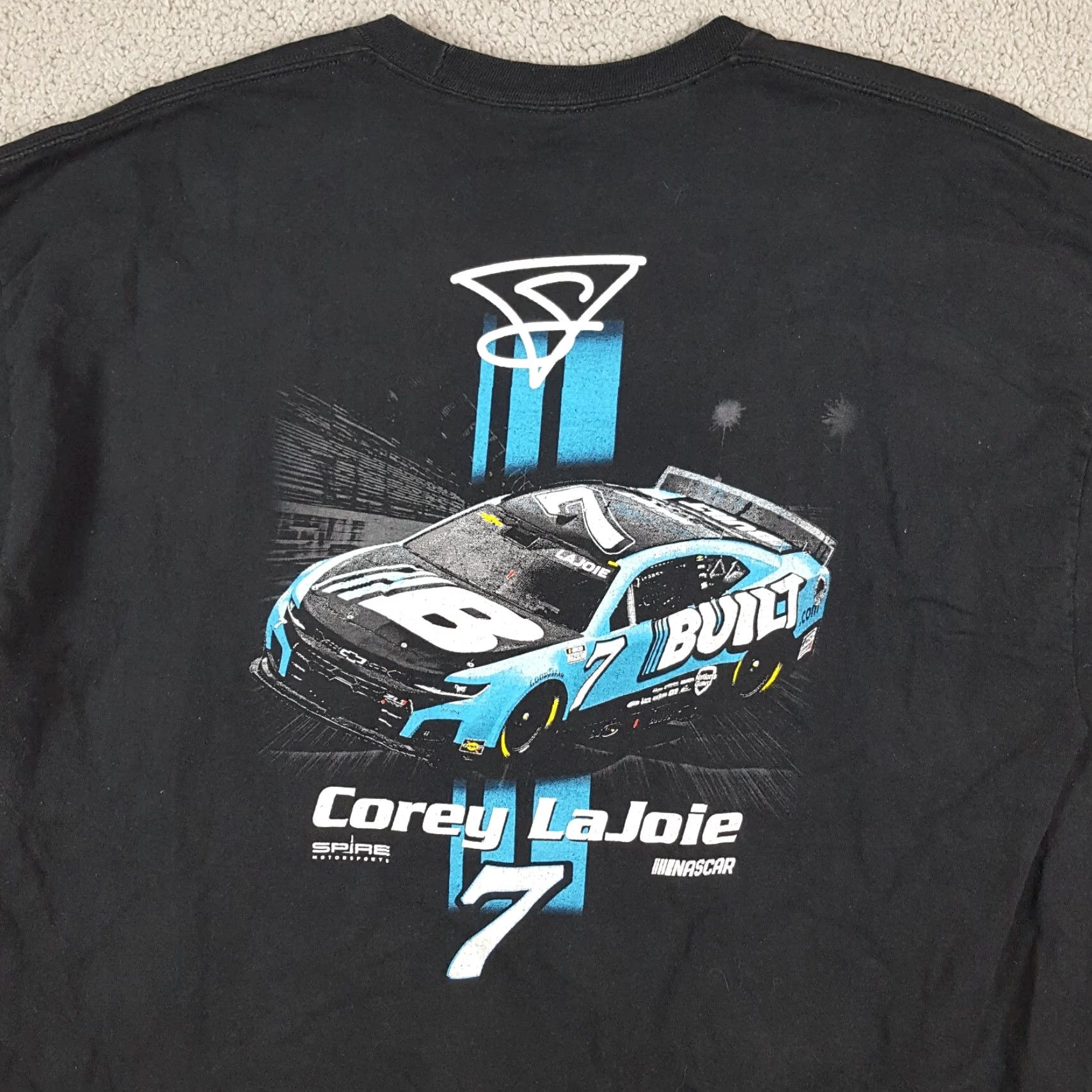 Fruit Of The Loom VINTAGE NASCAR Corey LaJoie Racing Men’s T Shirt 2XL Black Y2K 90s Retro Car Grunge Sport Size US XXL / EU 58 / 5 - 5 Thumbnail