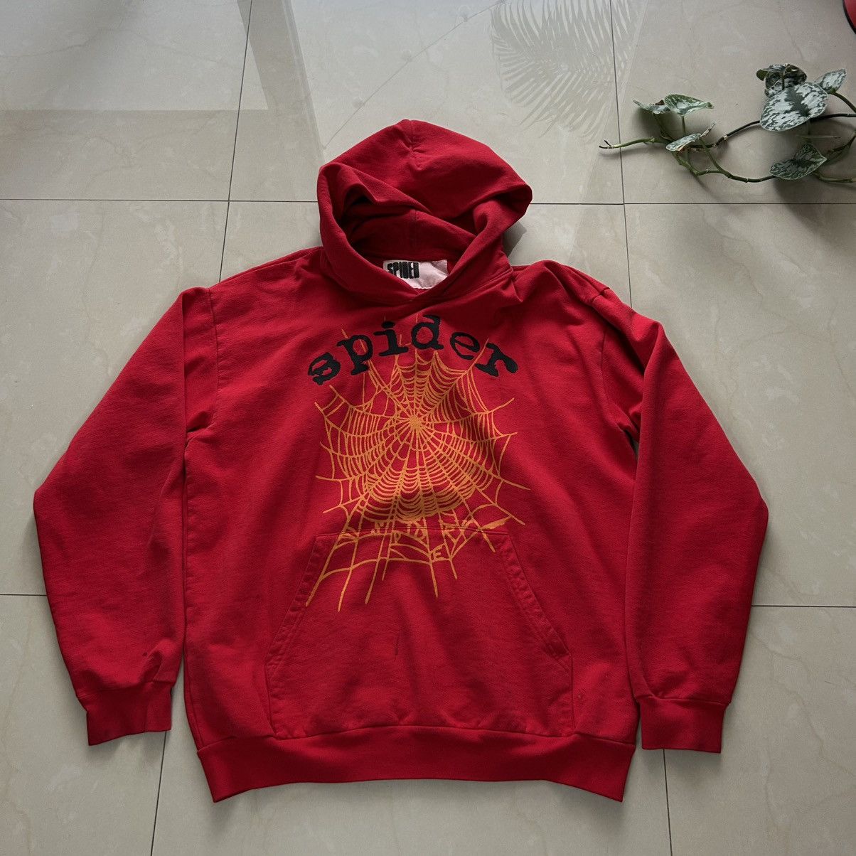 Sp5der Og Red Hoodie