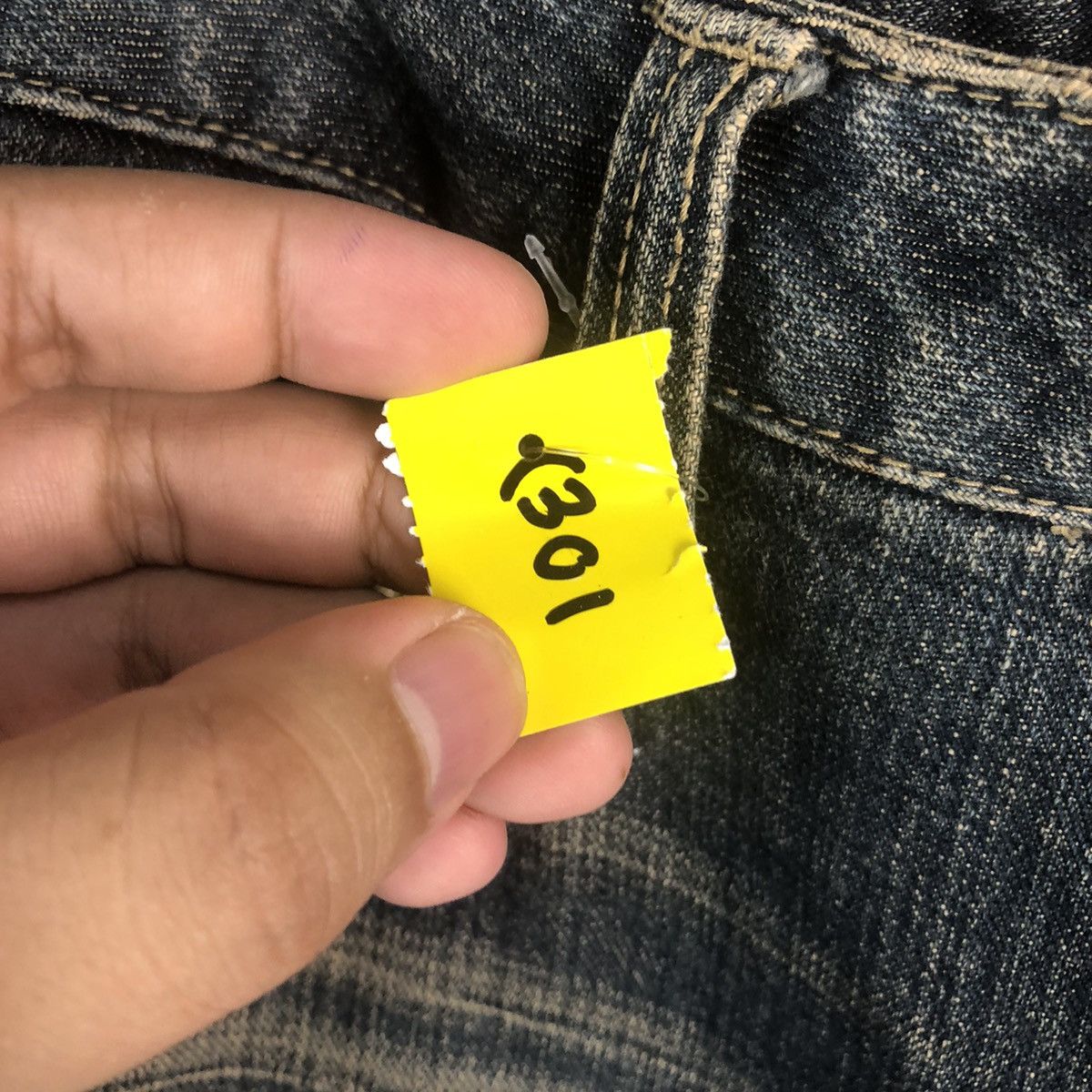 Vintage DL Japanese Brand Blue Denim Pants #C301 Size US 34 / EU 50 - 13 Thumbnail