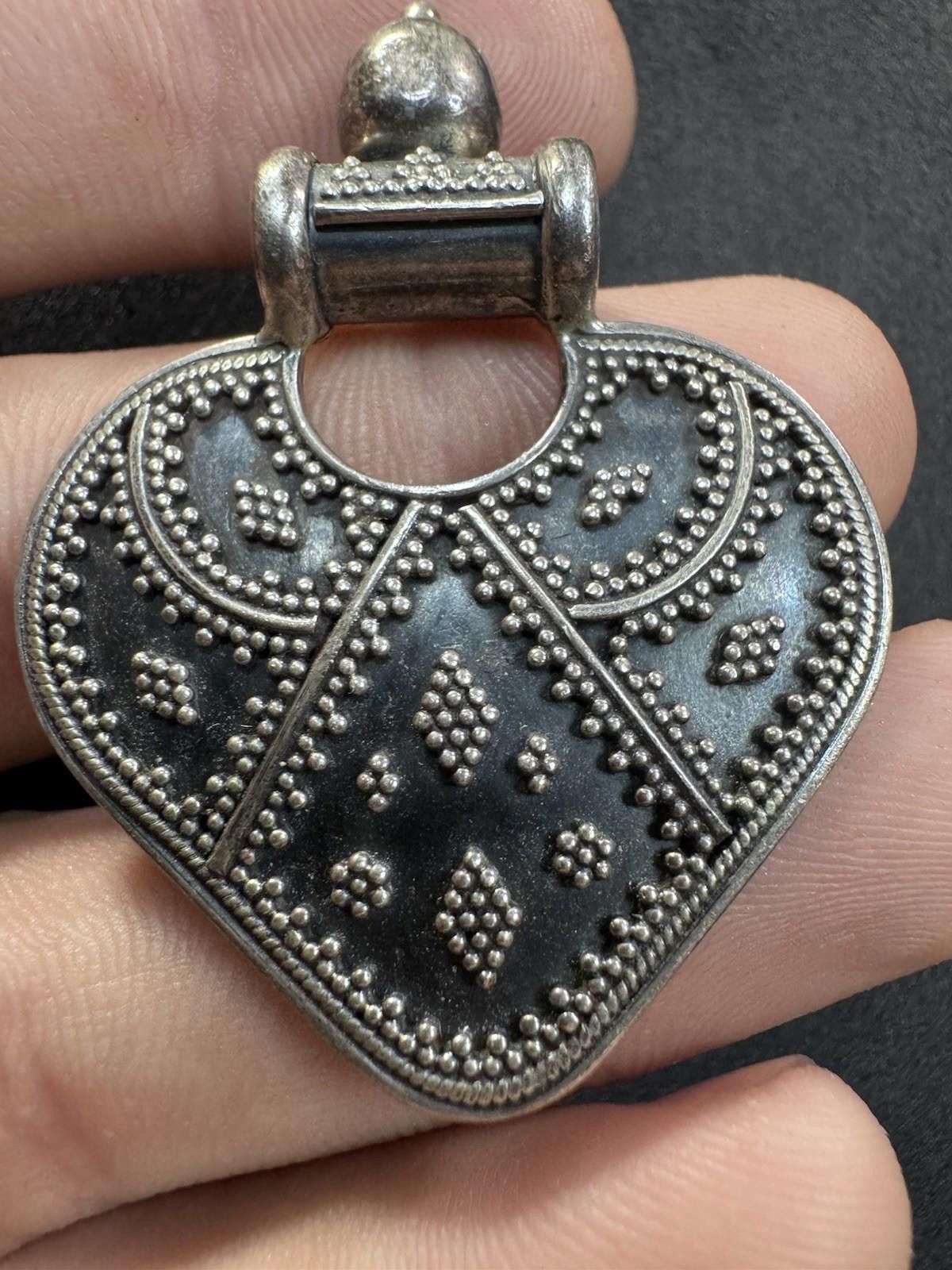 The Unbranded Brand 9.8g VTG Sterling Silver 925 Bali Style Pendant Necklace Size ONE SIZE - 2 Thumbnail