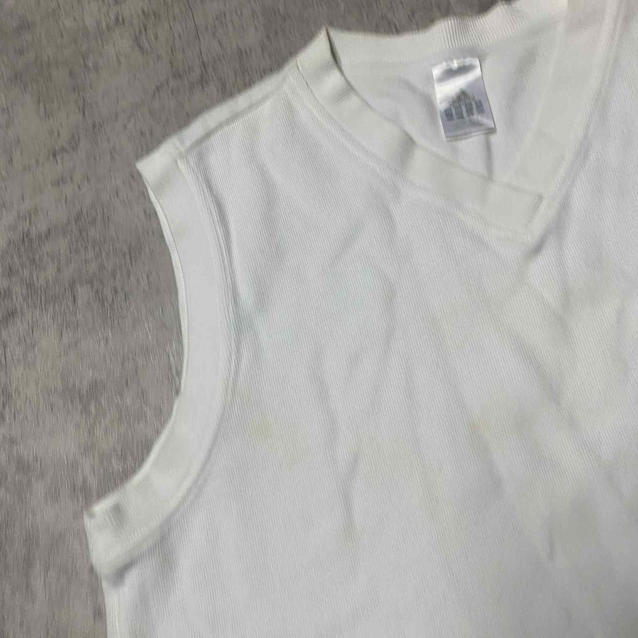 Adidas Adidas white sleeveless shirt Size US L / EU 52-54 / 3 - 7 Thumbnail