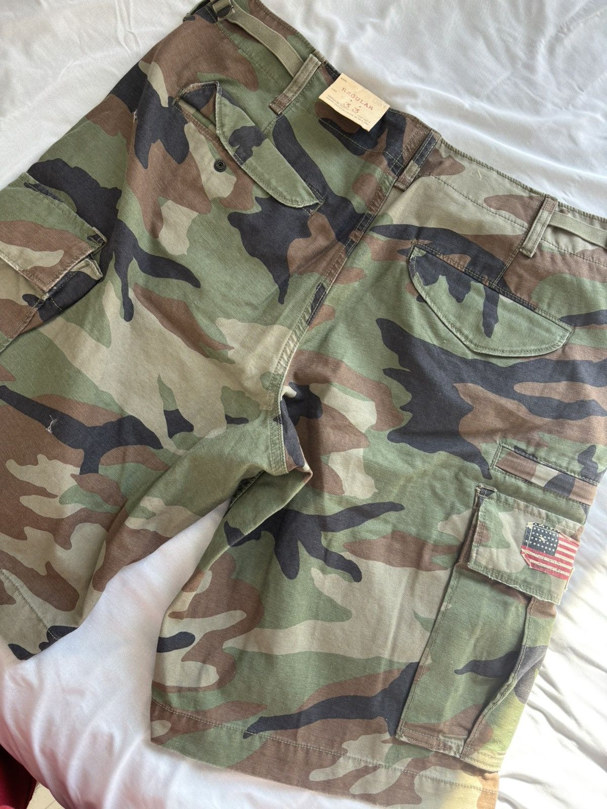 Denim & Supply Ralph Lauren × Polo Ralph Lauren × Vintage Vintage Ralph Lauren Denim & Supply Cargo Shorts Size US 33 - 5 Thumbnail