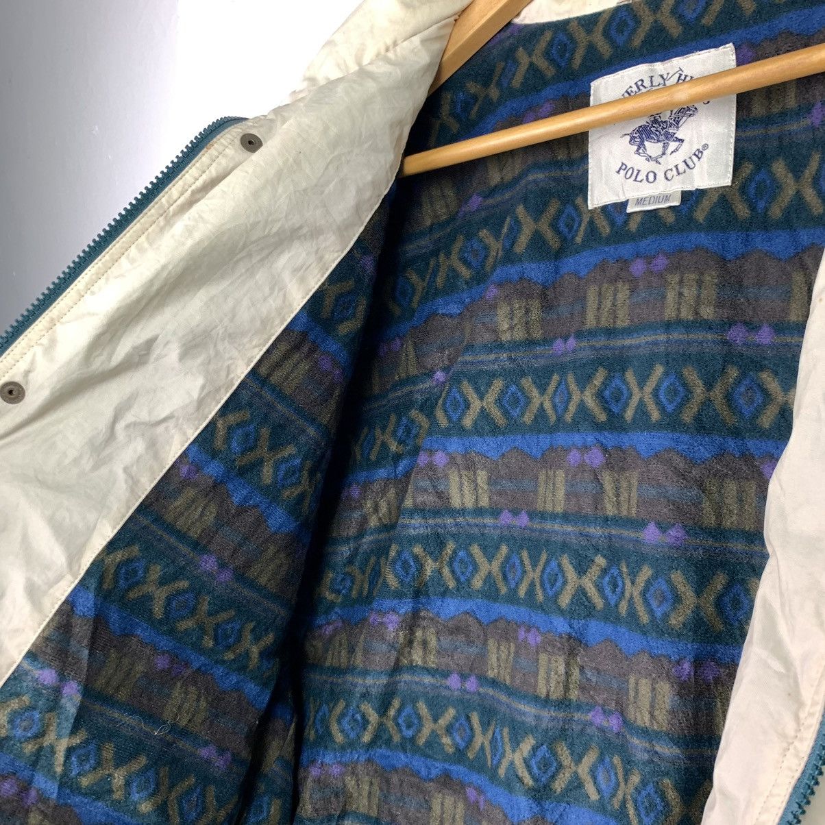 Beverly Hills Polo Club × Japanese Brand × Vintage Vtg Beverly Hills Polo Club MiniLogo Embroidery Light Jacket Size US M / EU 48-50 / 2 - 17 Thumbnail