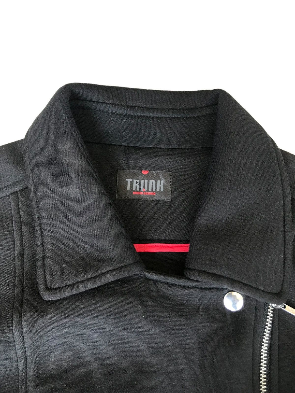 Hiroko Koshino Homme TRUNK by Hiroko Hoshino Biker Asymmetrical Zipper Jacket Size US M / EU 48-50 / 2 - 7 Thumbnail