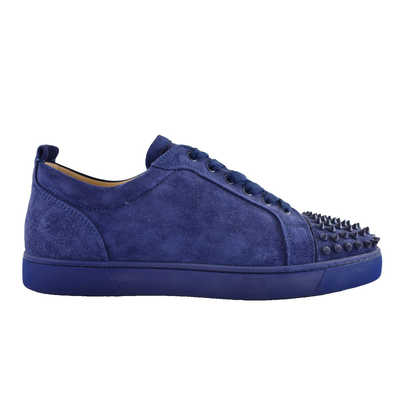 Christian Louboutin Christian Louboutin Louis Junior Spikes Flat China Blue Low Size US 10.5 / EU 43-44 - 1 Thumbnail