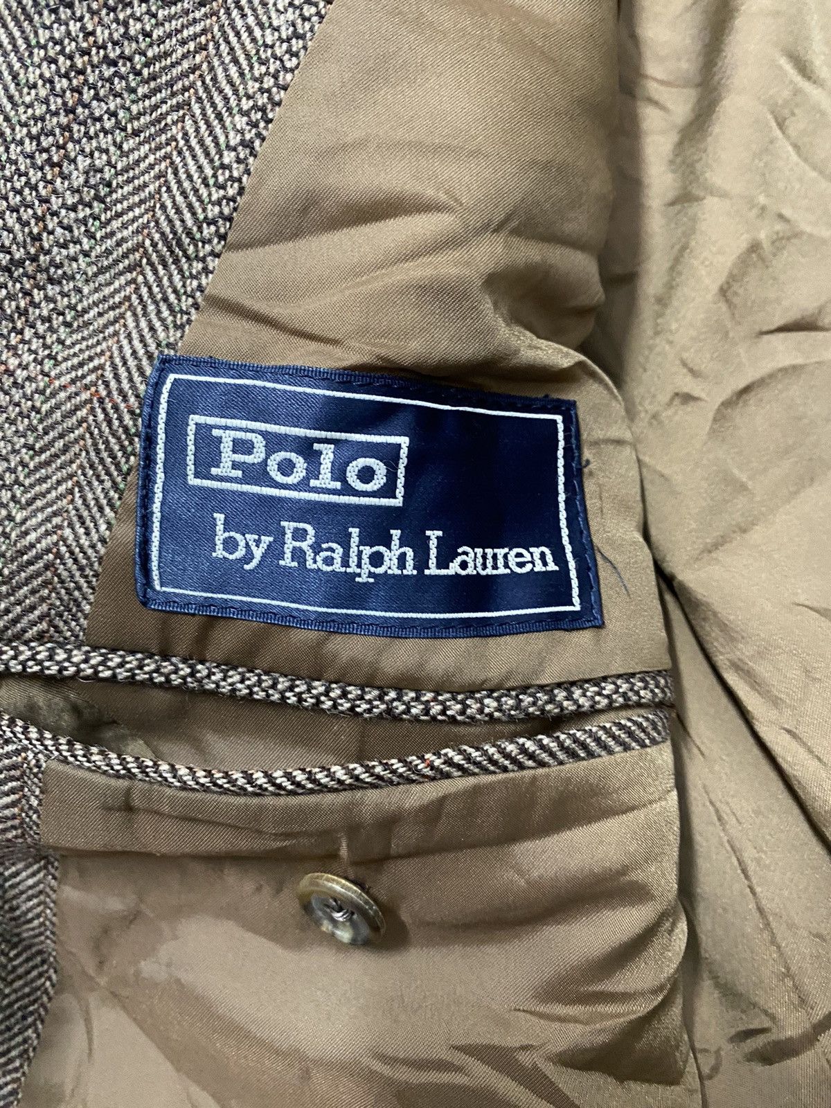 Polo Ralph Lauren Vintage Polo Ralph Lauren Tweed Wool Coat Blazer Jacket Size US S / EU 44-46 / 1 - 11 Thumbnail