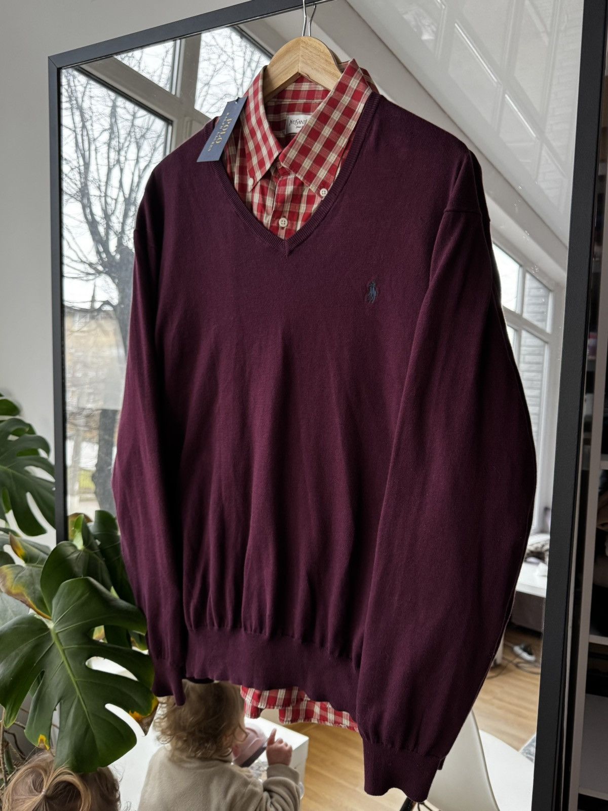 Polo Ralph Lauren Polo Ralph Lauren V-neck sweater size XL Size US XL / EU 56 / 4 - 1 Thumbnail