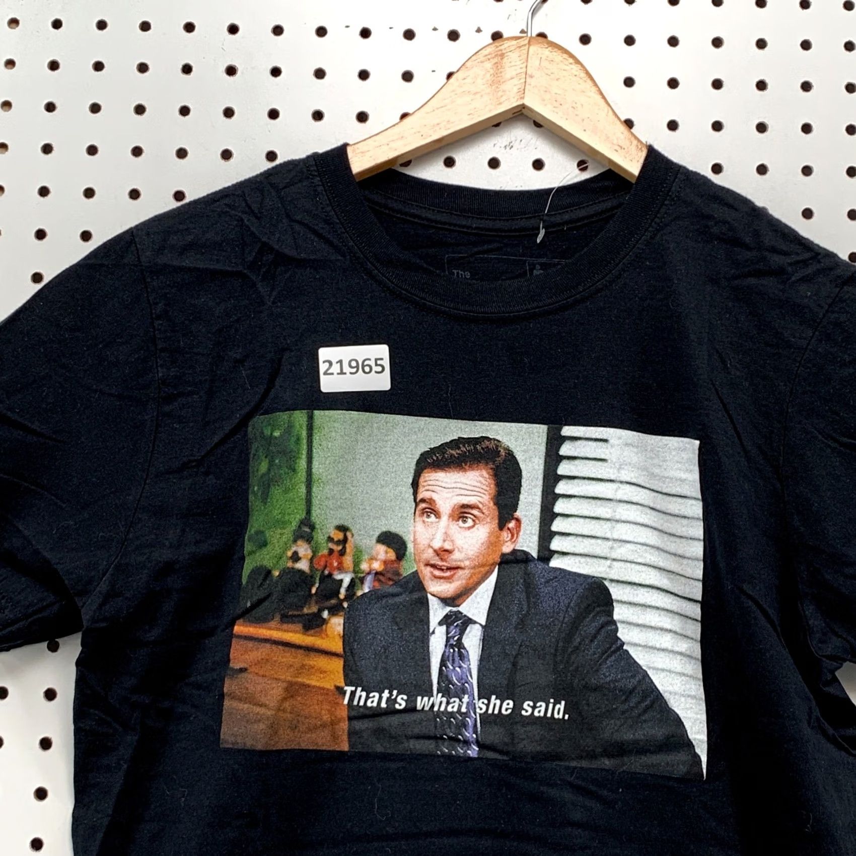 Vintage The OFFICE Shirt Black That’s What She Said Adult Medium 19x28.5 Funny TV TEE Size US M / EU 48-50 / 2 - 7 Thumbnail
