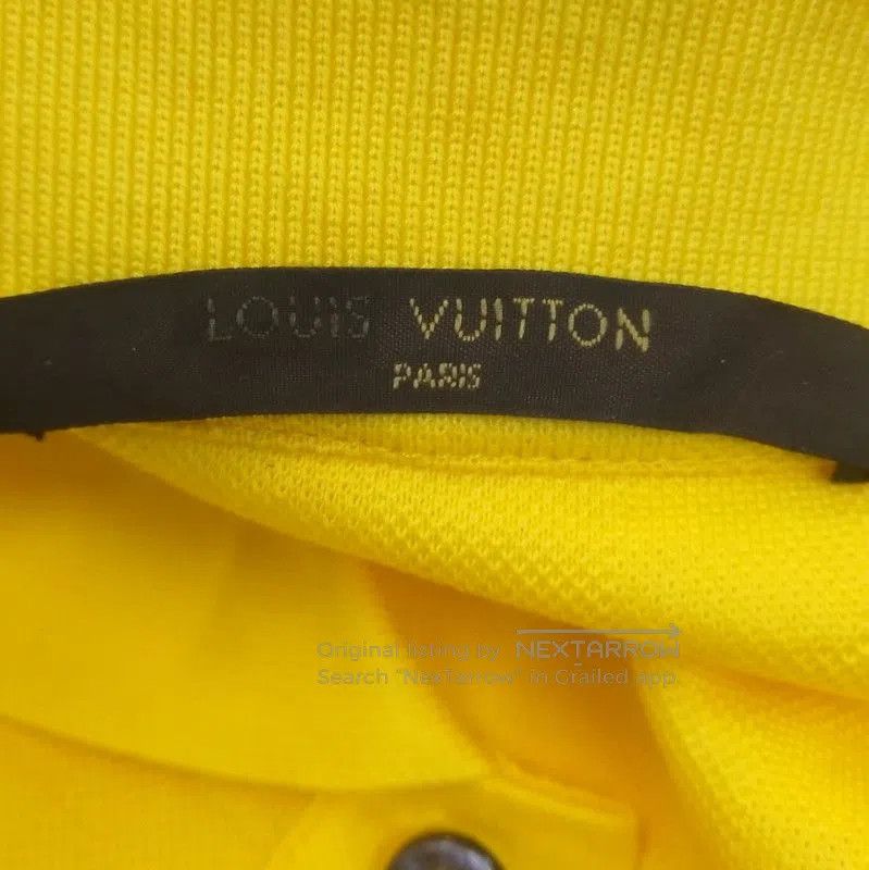 Louis Vuitton Louis Vuitton Yellow Cotton Polo Shirt. Size US M / EU 48-50 / 2 - 5 Thumbnail