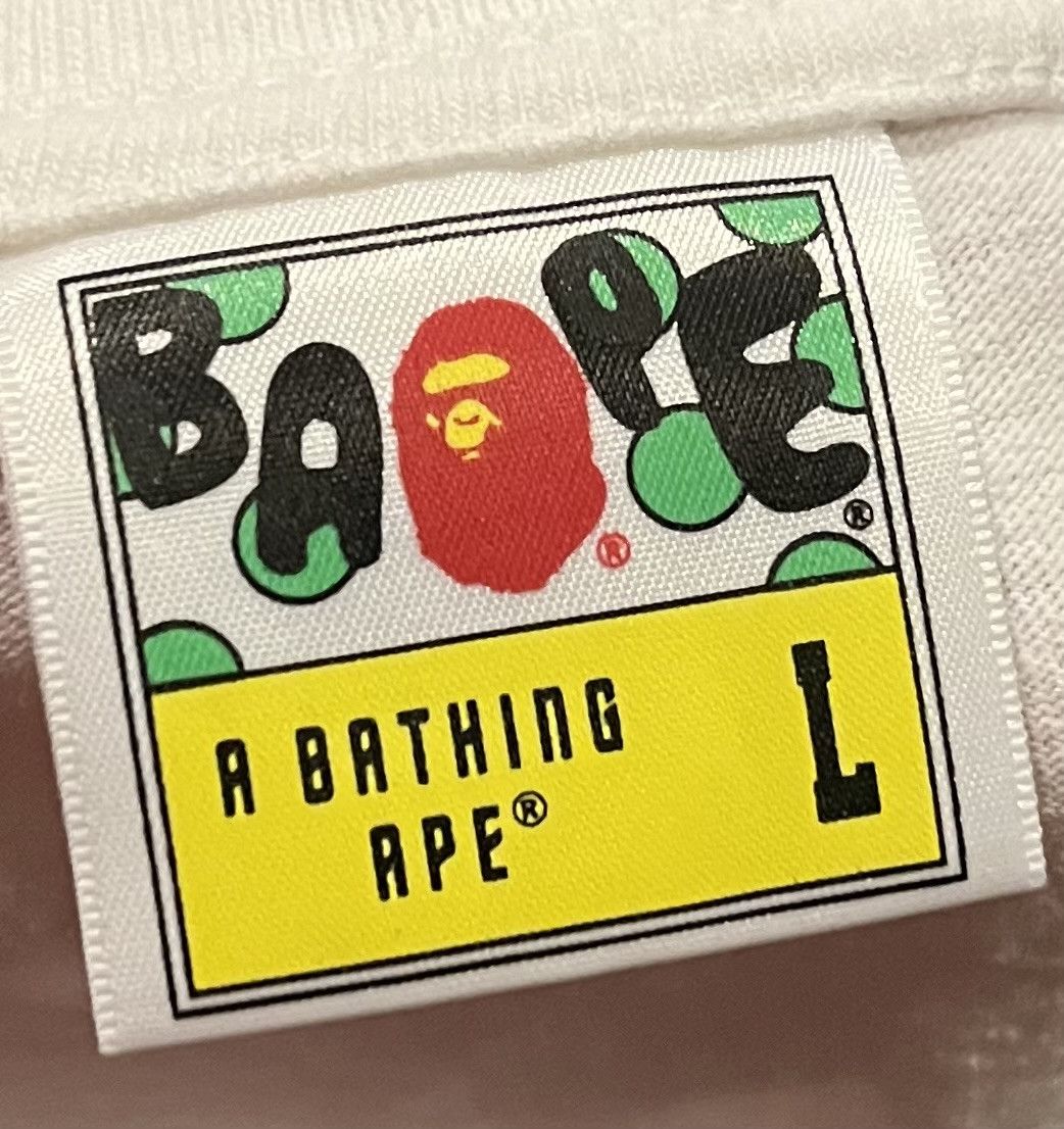 Bape Bape logo tee shirt Size US L / EU 52-54 / 3 - 4 Thumbnail