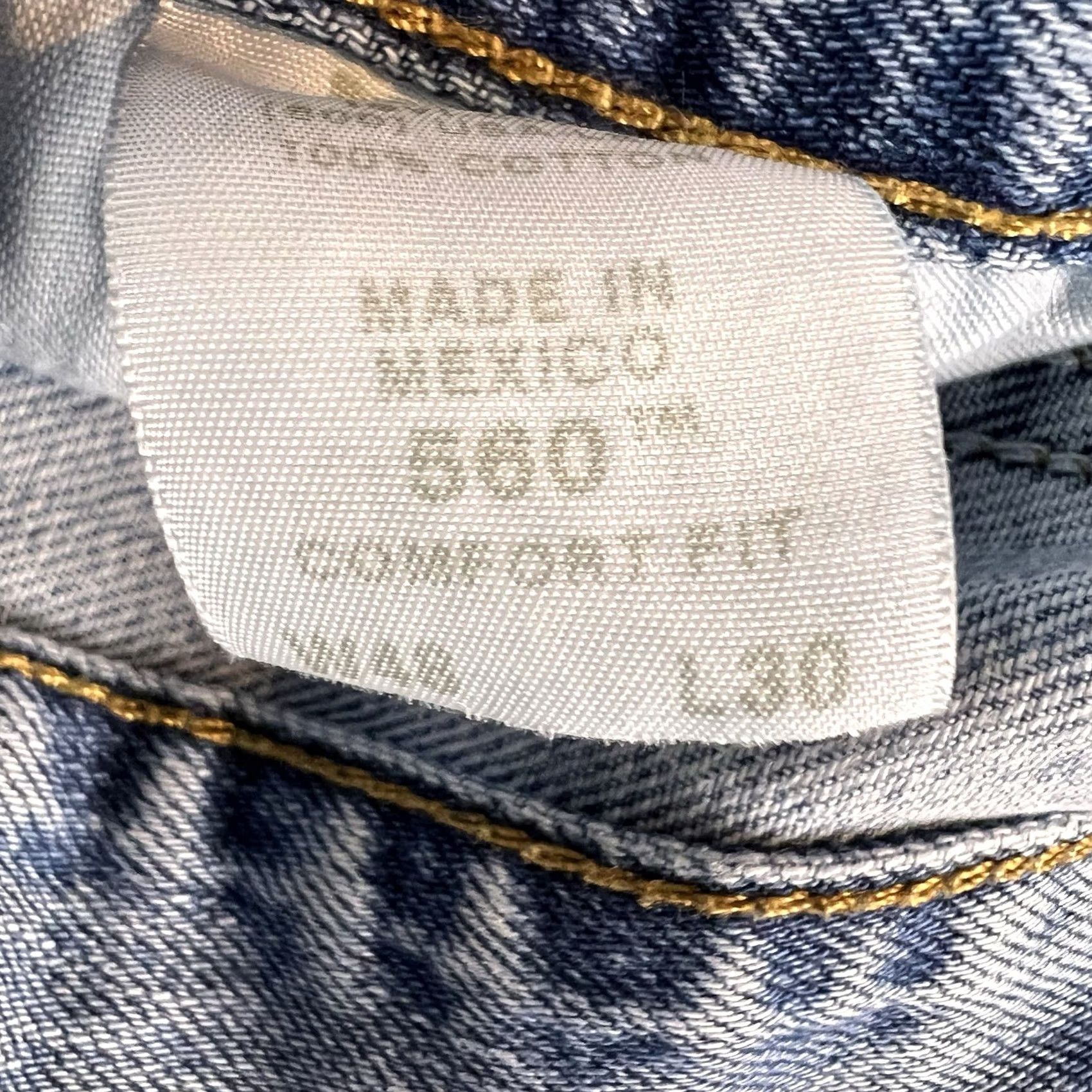 Levi's Levi's 560 Jeans Men 48x30 Blue Comfort Fit Tapered Denim 5-Pocket Size 48 Big & Tall Size US 32 / EU 48 - 4 Thumbnail