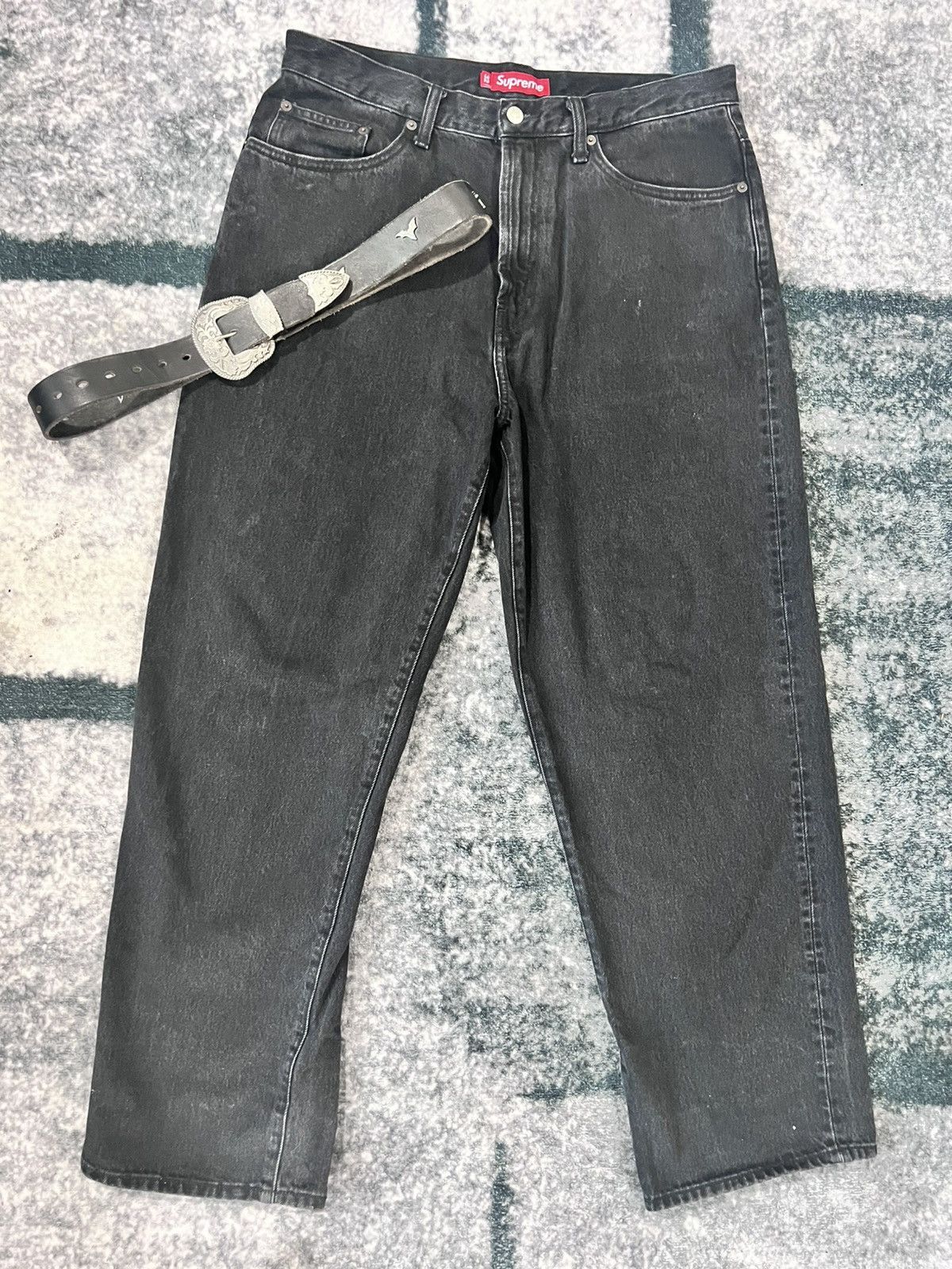 Supreme 2024 supreme baggy jeans ‘black’ Size US 32 / EU 48 - 3 Thumbnail