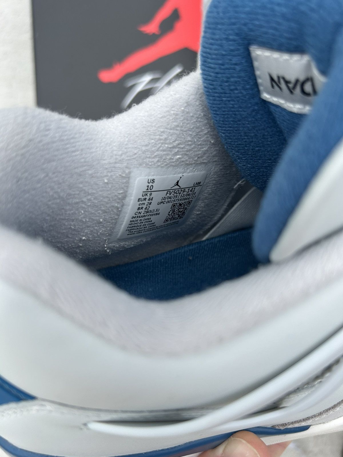 Jordan Brand Jordan 4 Retro Military Blue Size US 10 / EU 43 - 7 Thumbnail