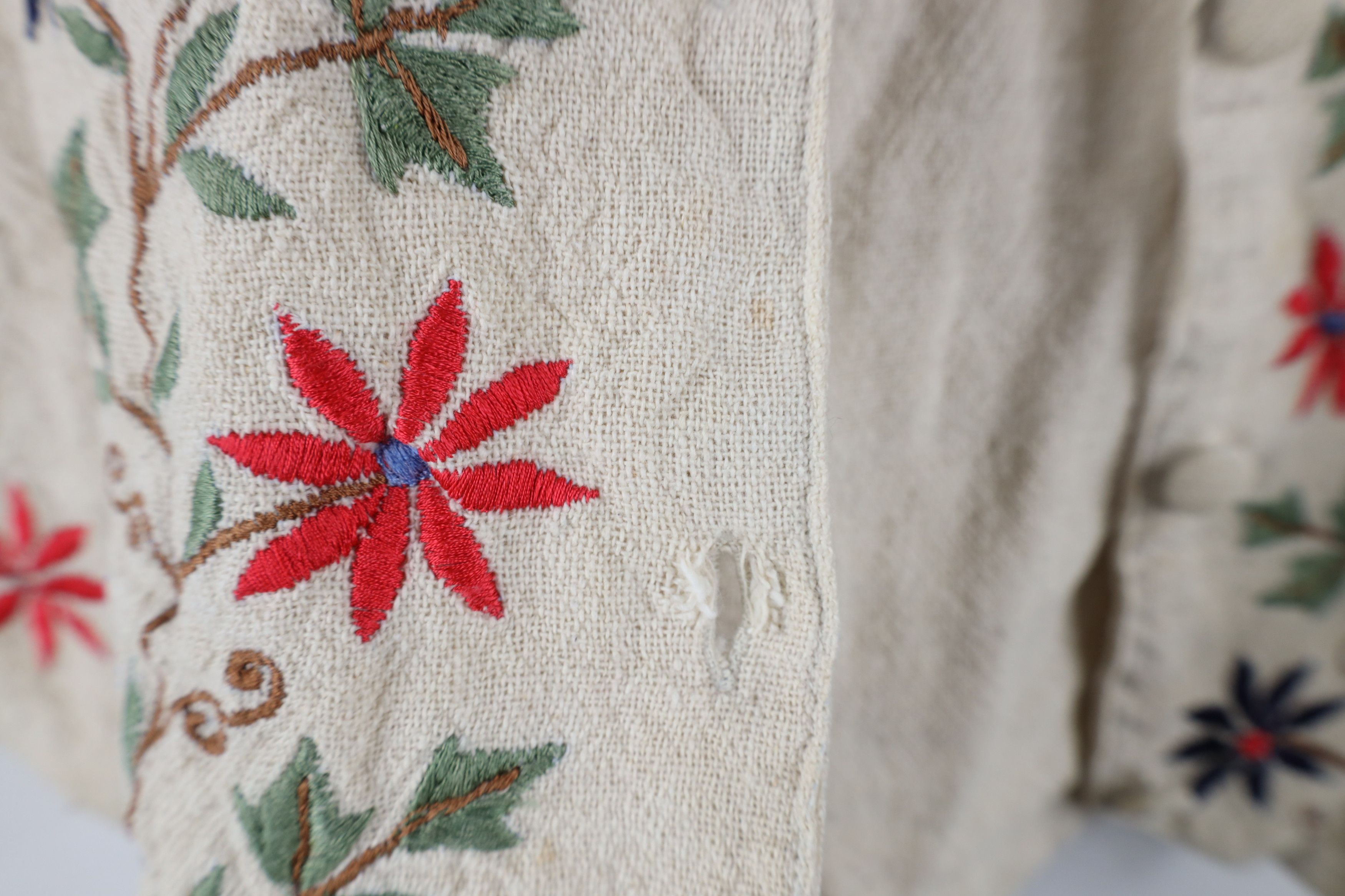 Vintage Vintage 90s Streetwear Embroidered Flower Button Vest Jacket Size M / US 6-8 / IT 42-44 - 8 Thumbnail