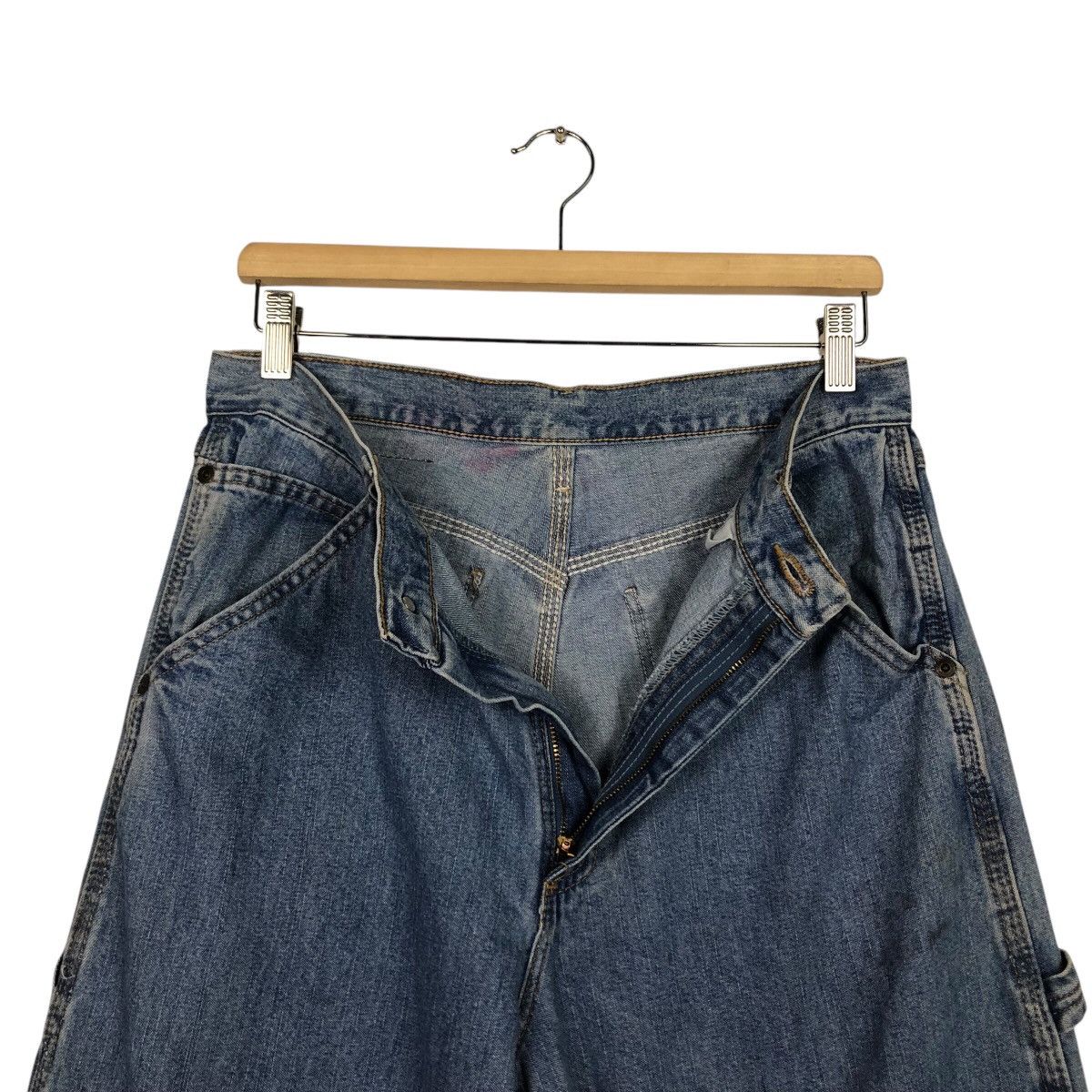 Japanese Brand × Vintage 📌Vintage Wrangler Denim Jeans Worker Wear Issey Miyake Size US 32 / EU 48 - 21 Thumbnail