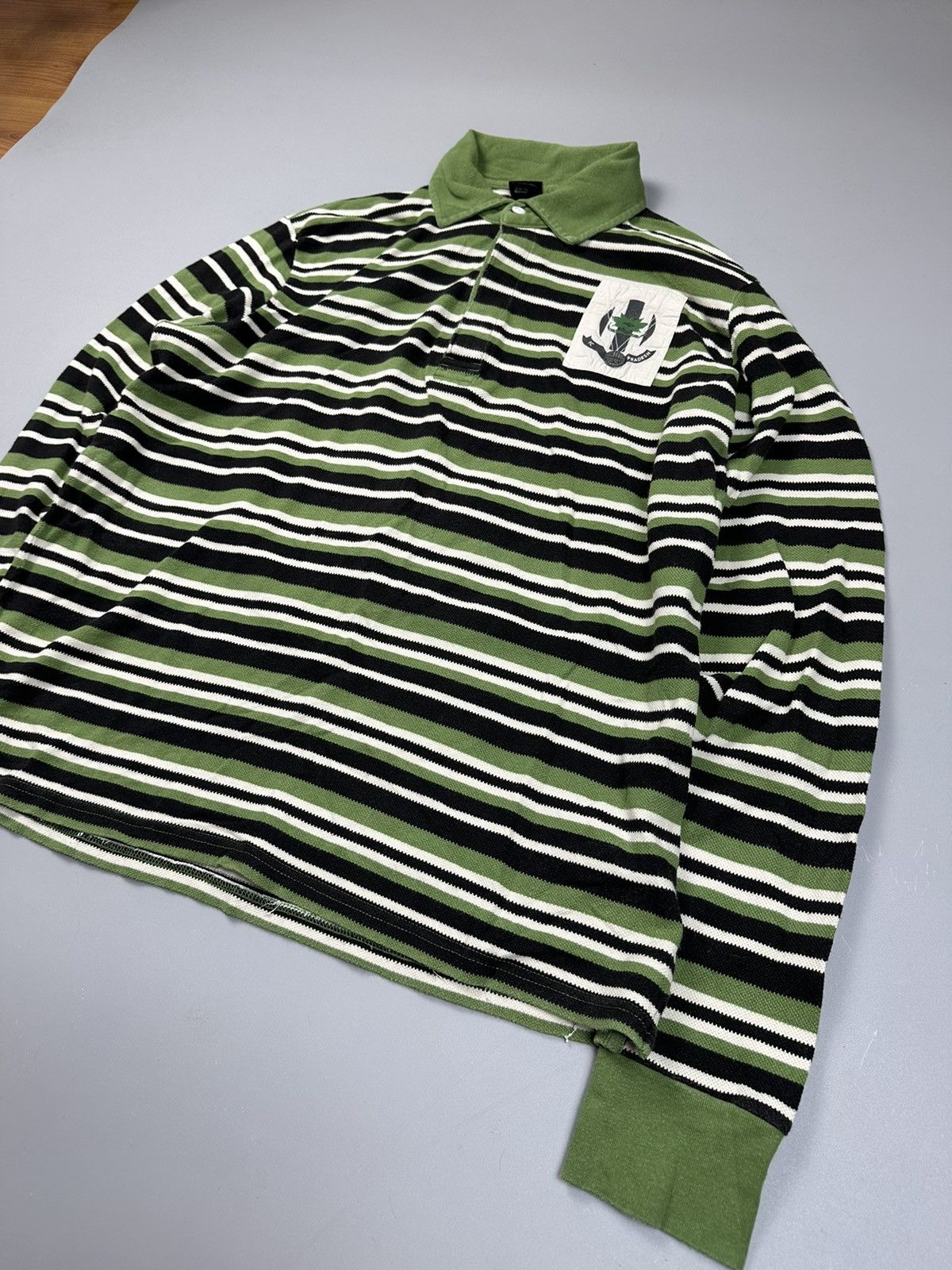 Diesel × Vintage Diesel Club Vintage Stripe Y-2 Longsleeve FC Pradesh Size US M / EU 48-50 / 2 - 2 Thumbnail